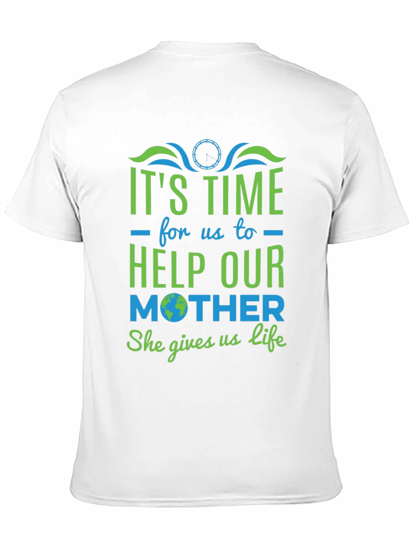 Eco-Friendly Graphic Tee: Help Our Mother