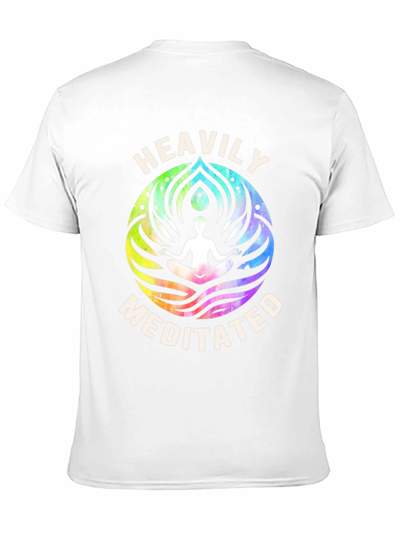 Heavily Meditated Graphic Tee - Black Cotton
