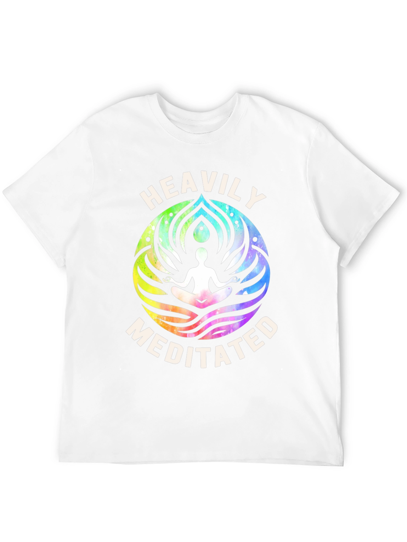 Heavily Meditated Graphic Tee - Black Cotton