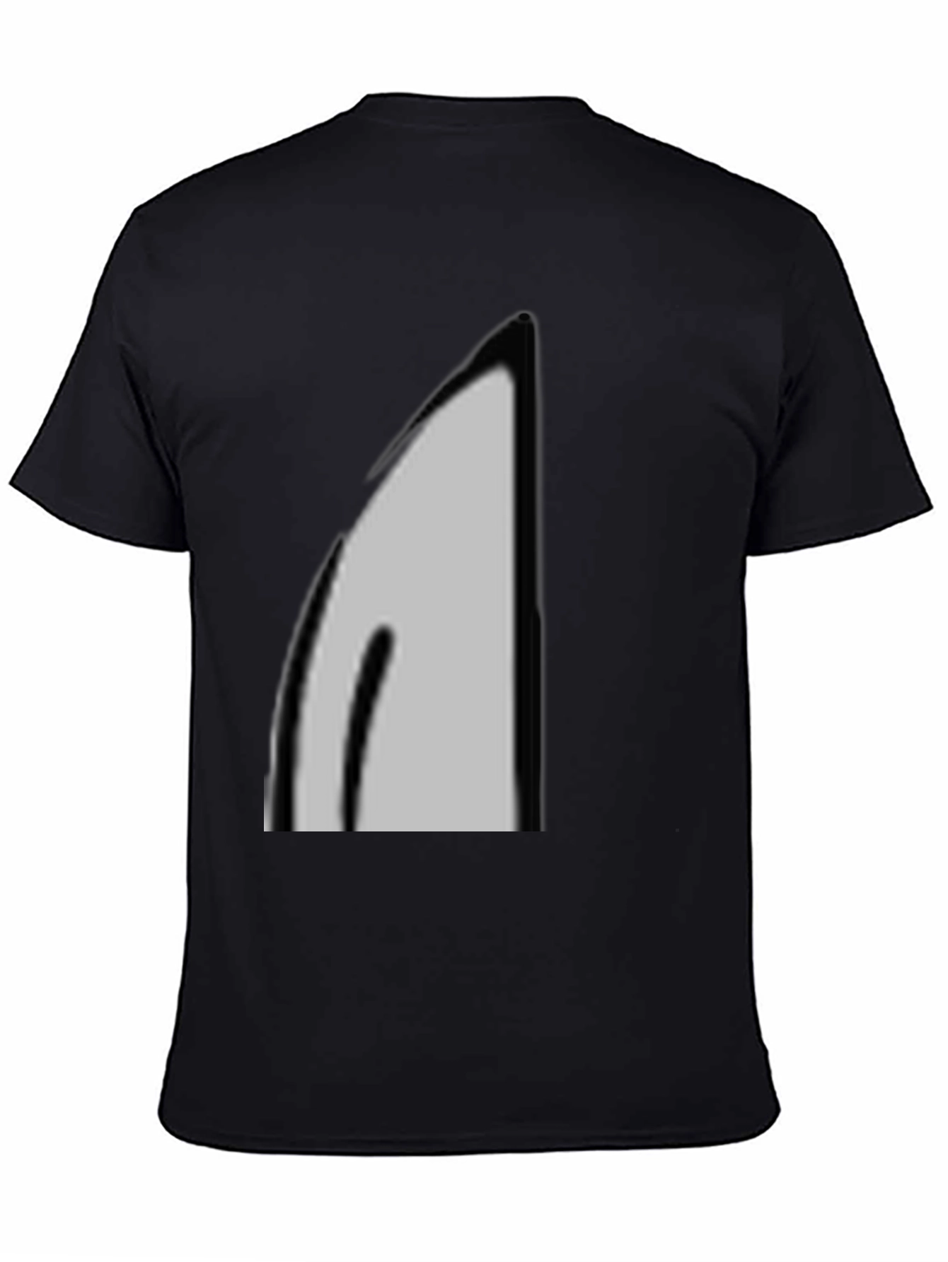 Minimalist Black T-Shirt - Abstract Graphic Tee