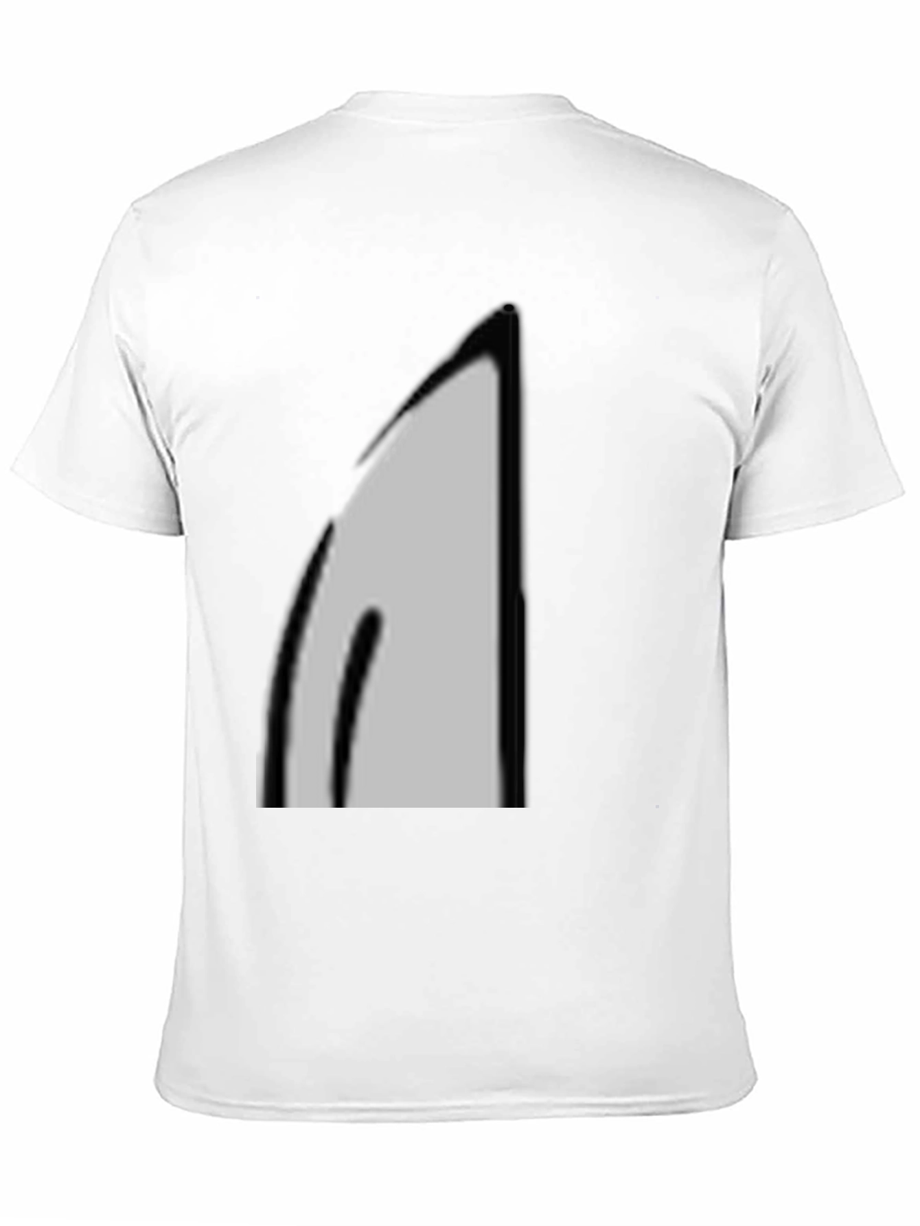 Minimalist Black T-Shirt - Abstract Graphic Tee