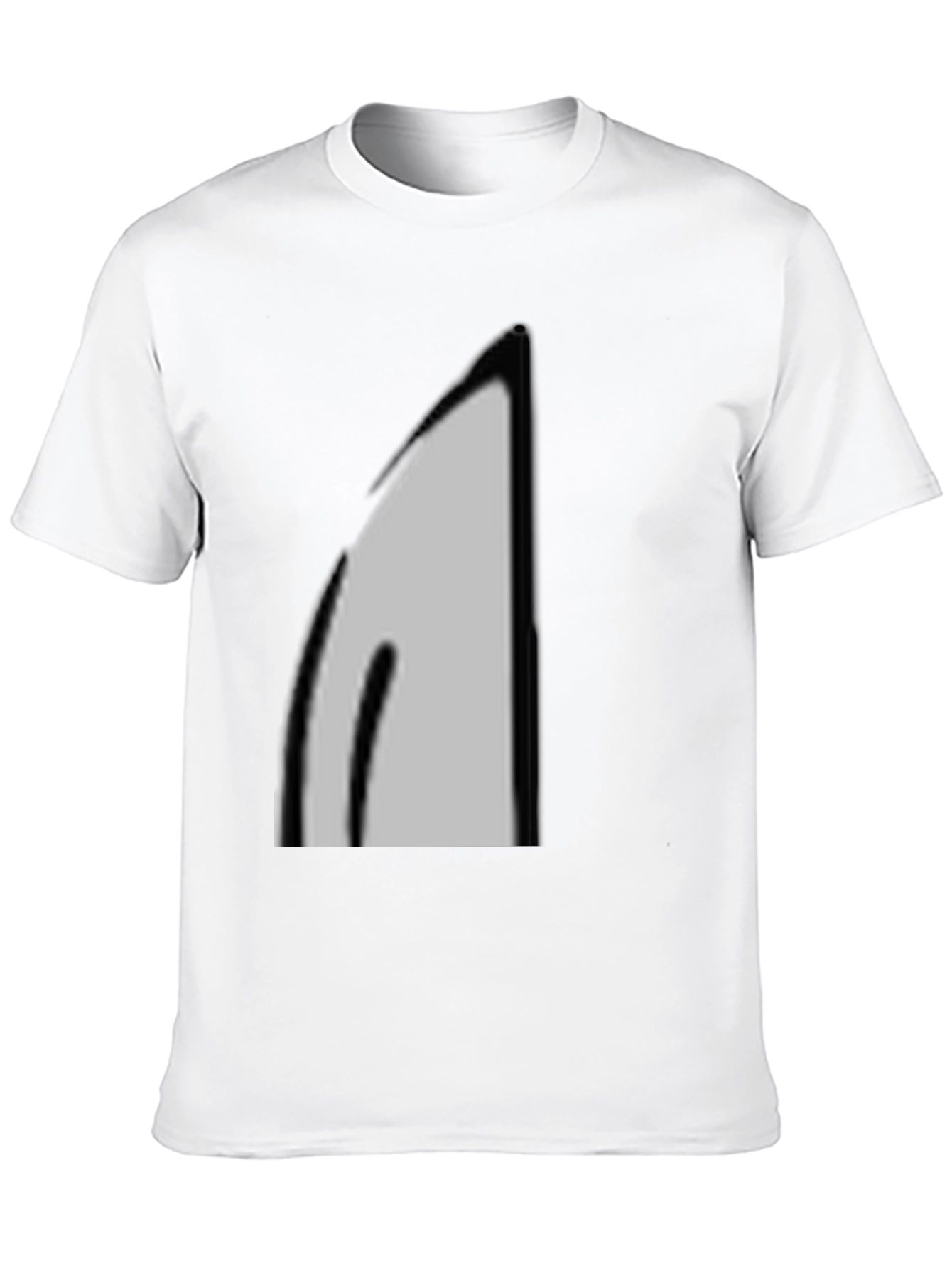 Minimalist Black T-Shirt - Abstract Graphic Tee