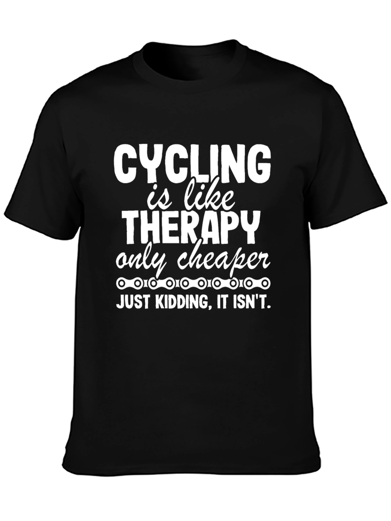 Cycling Therapy T-Shirt - Funny Biker Tee