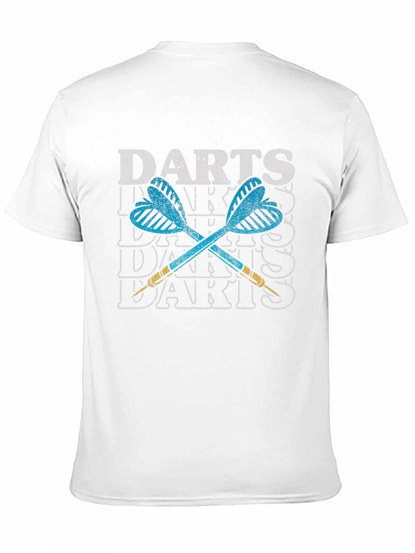 Darts Graphic Tee - Casual Black T-Shirt