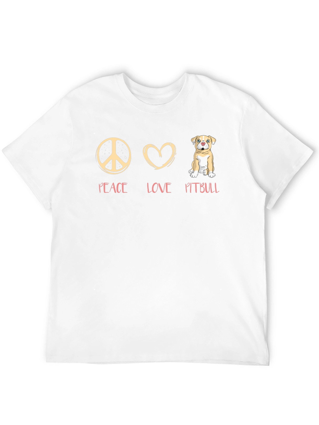 Peace Love Pitbull T-Shirt
