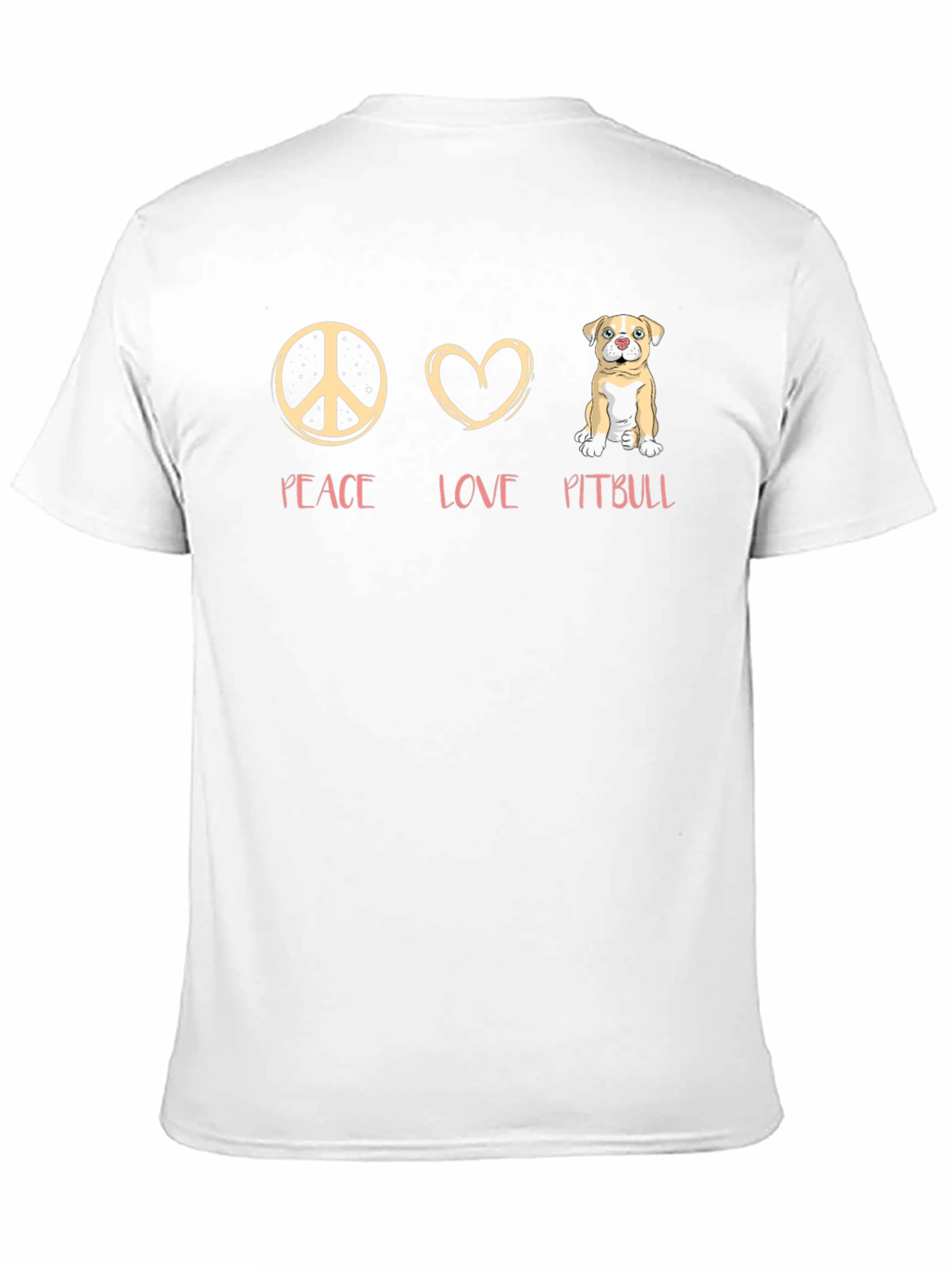Peace Love Pitbull T-Shirt