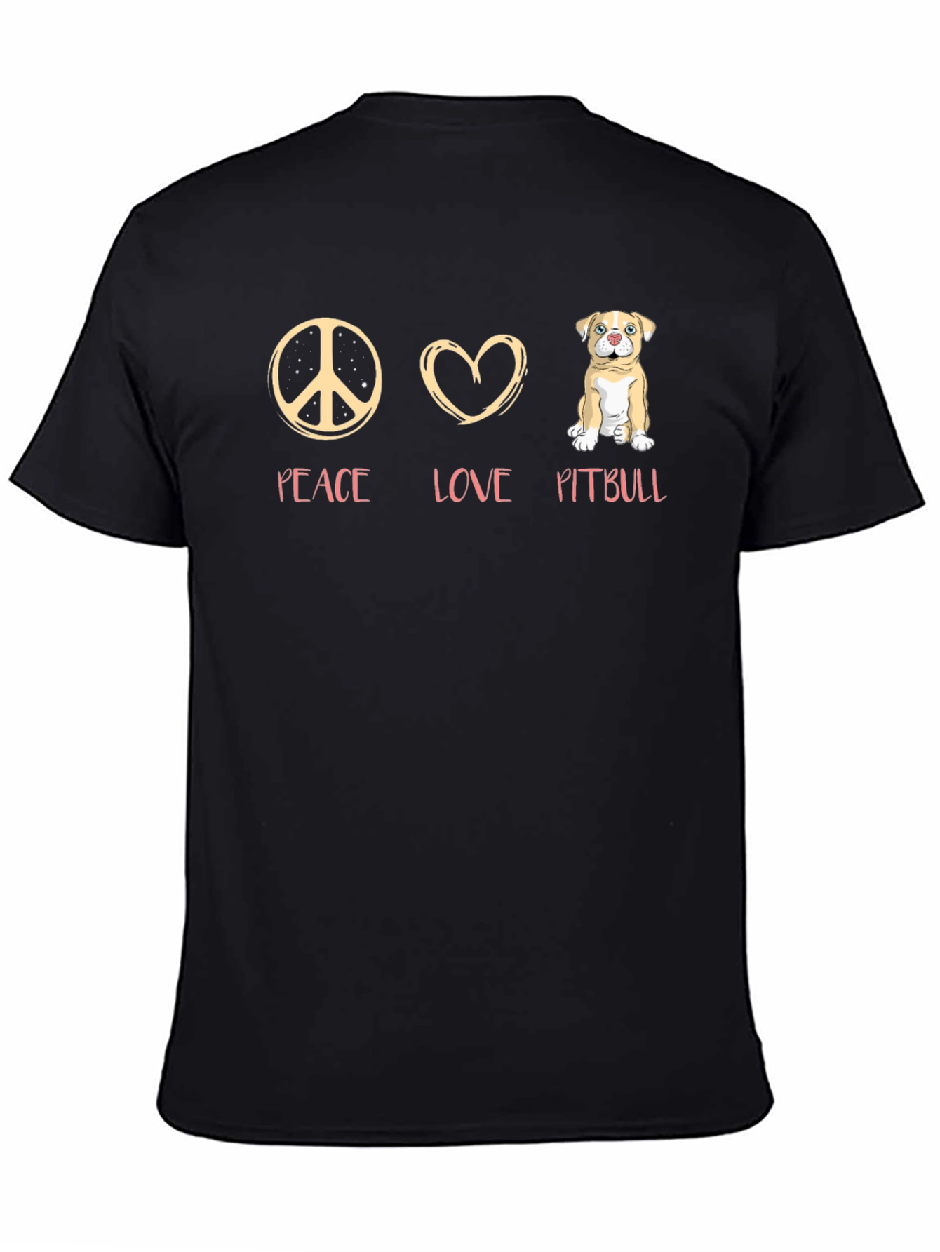 Peace Love Pitbull T-Shirt