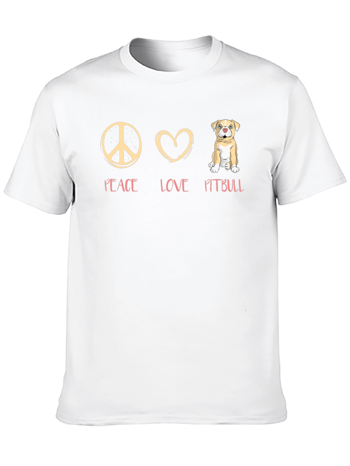 Peace Love Pitbull T-Shirt