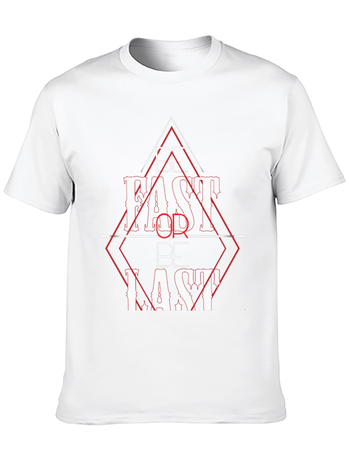Be Fast or Be Last Black Graphic Tee