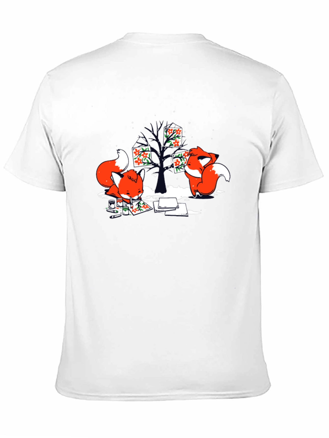 Fox Art T-Shirt - Unique Graphic Tee