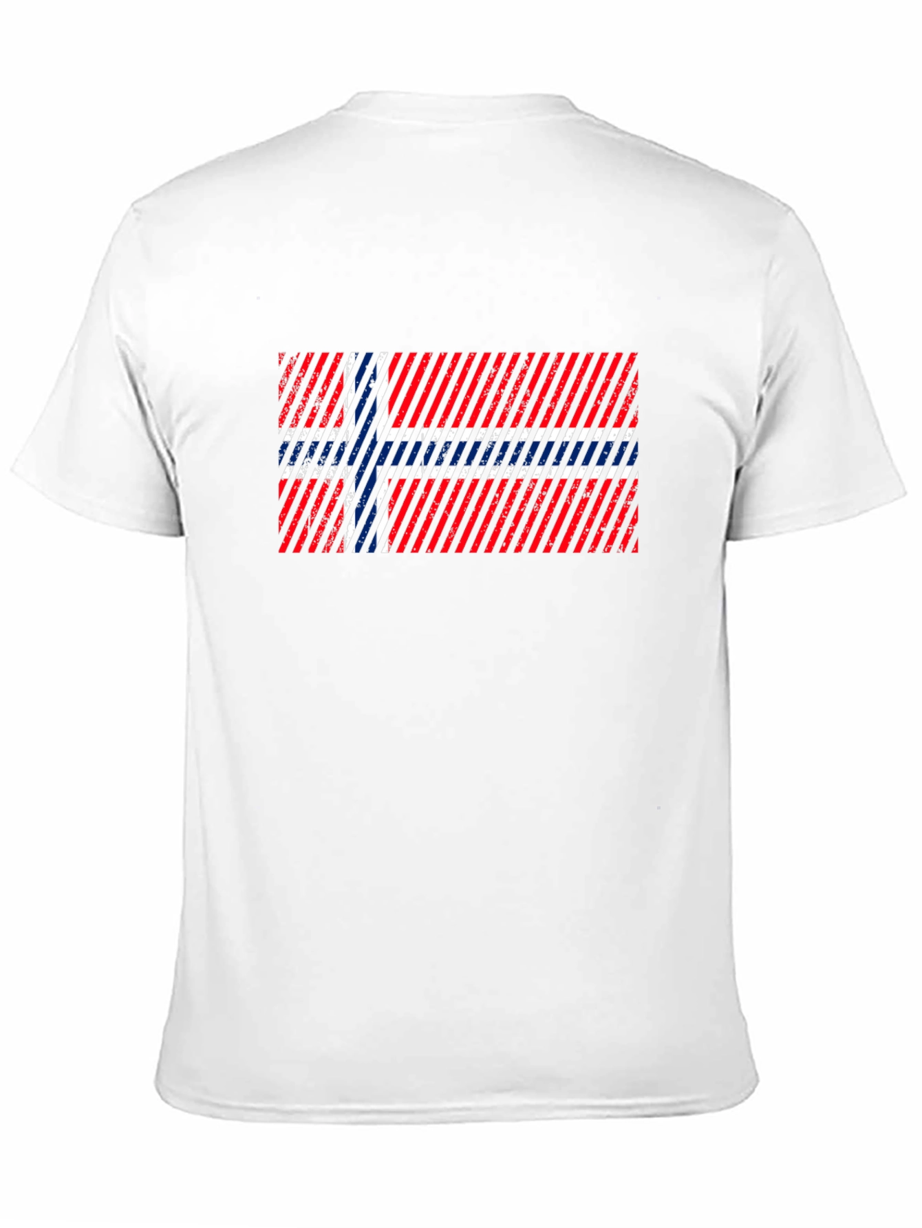 Norway Flag Distressed Graphic T-Shirt