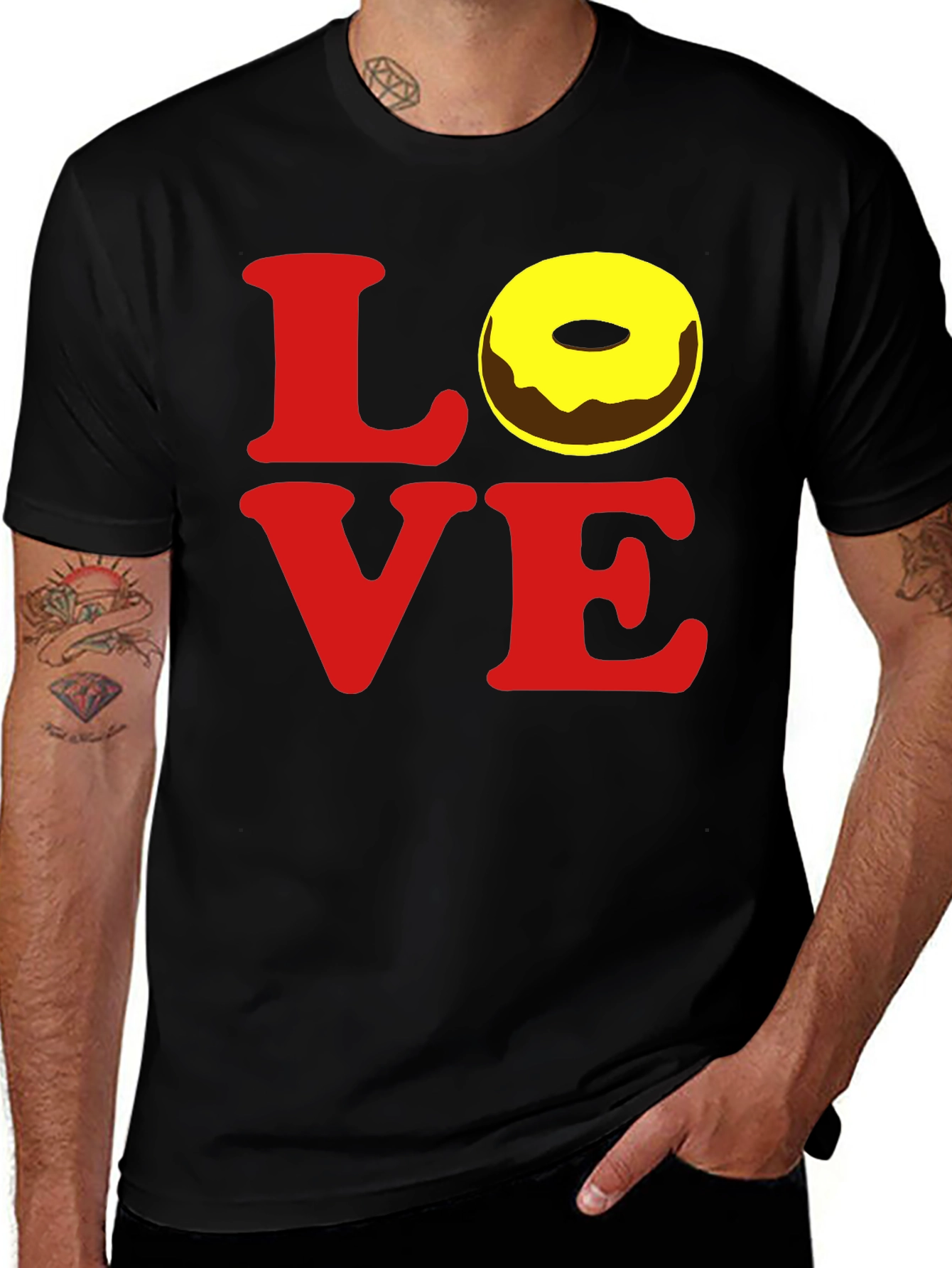 Love Donut T-Shirt - Sweet Graphic Tee