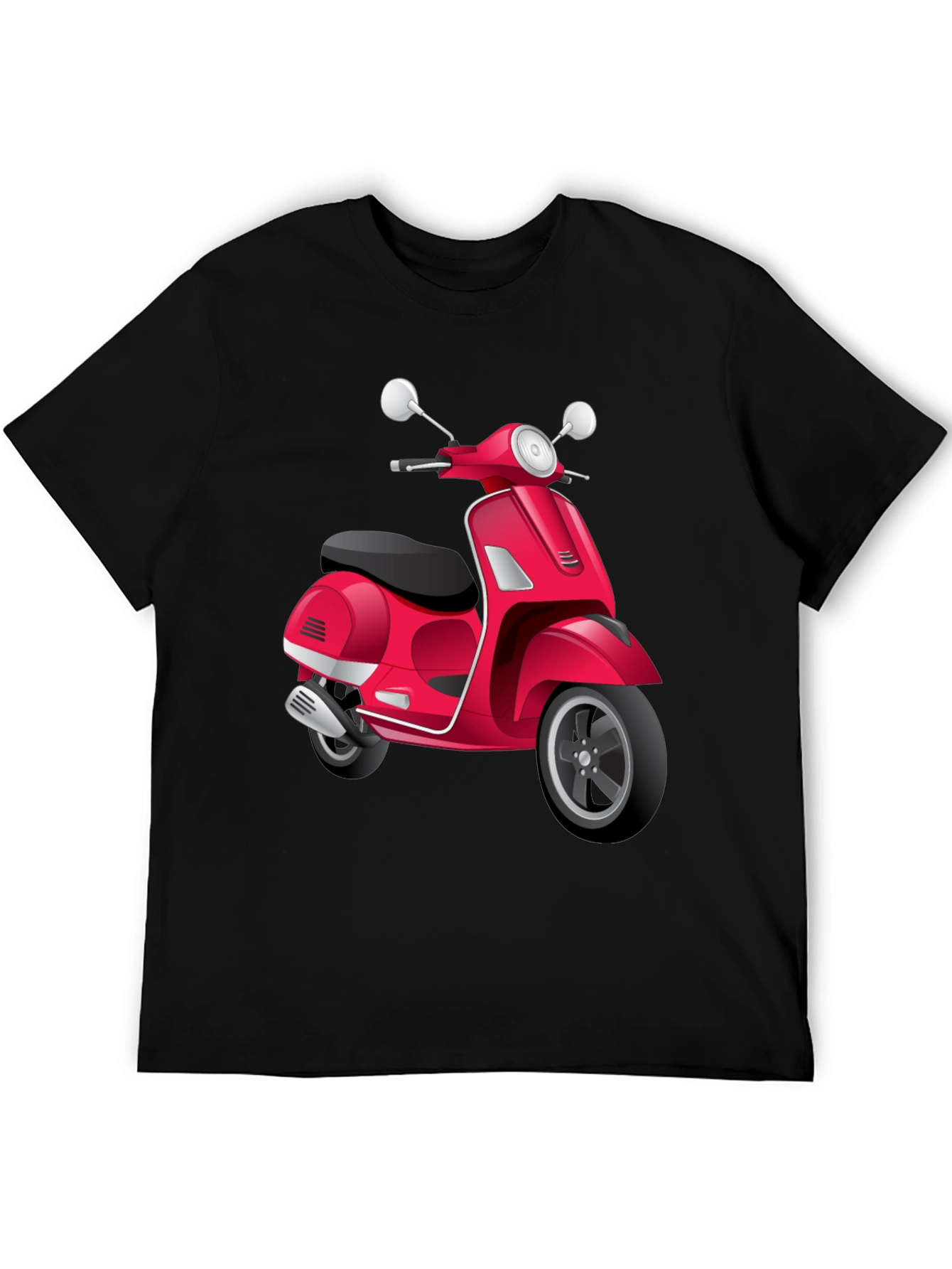 Scooter Graphic Tee - Retro Style