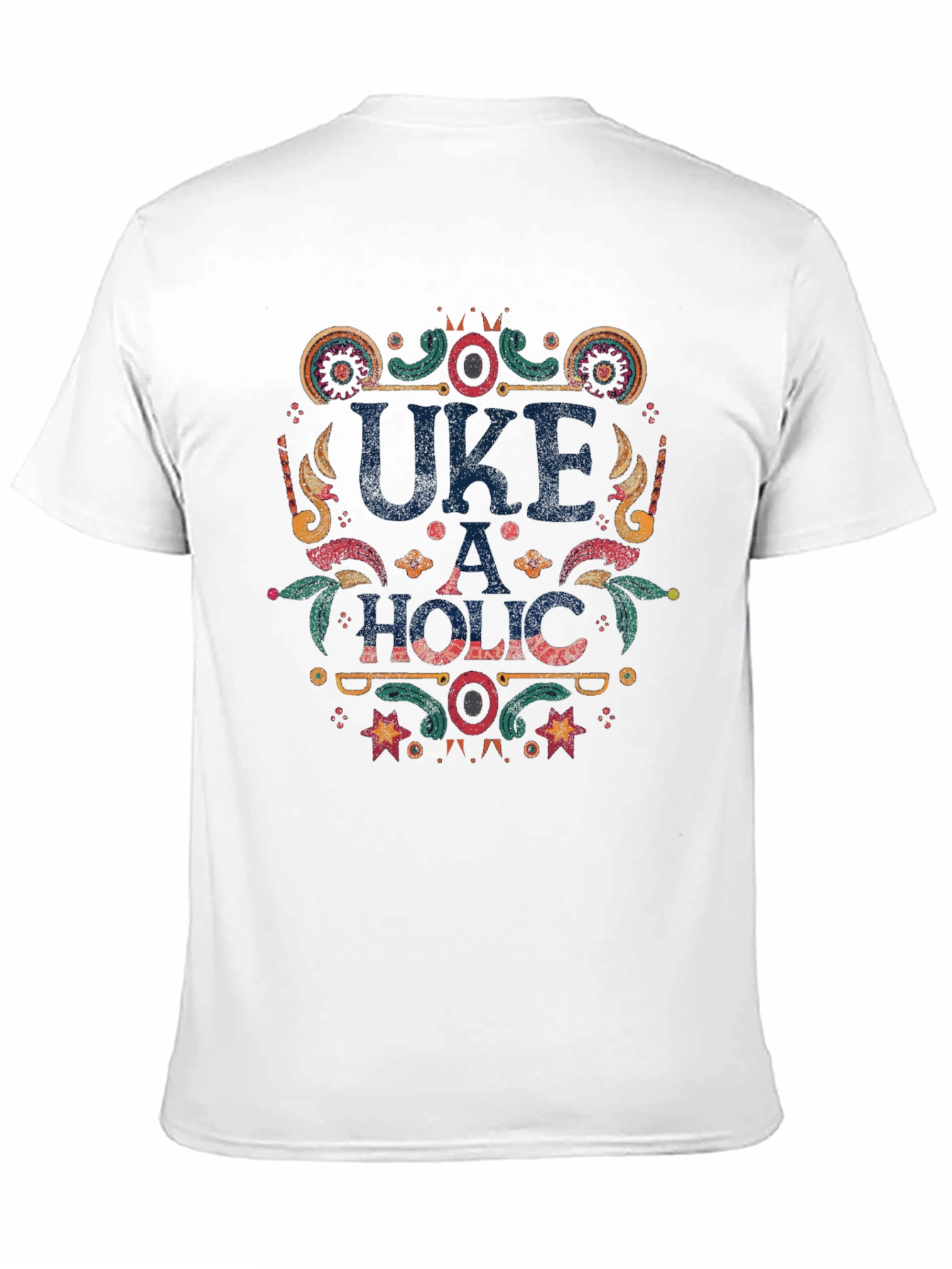 Uke-A-Holic Graphic Tee - Black
