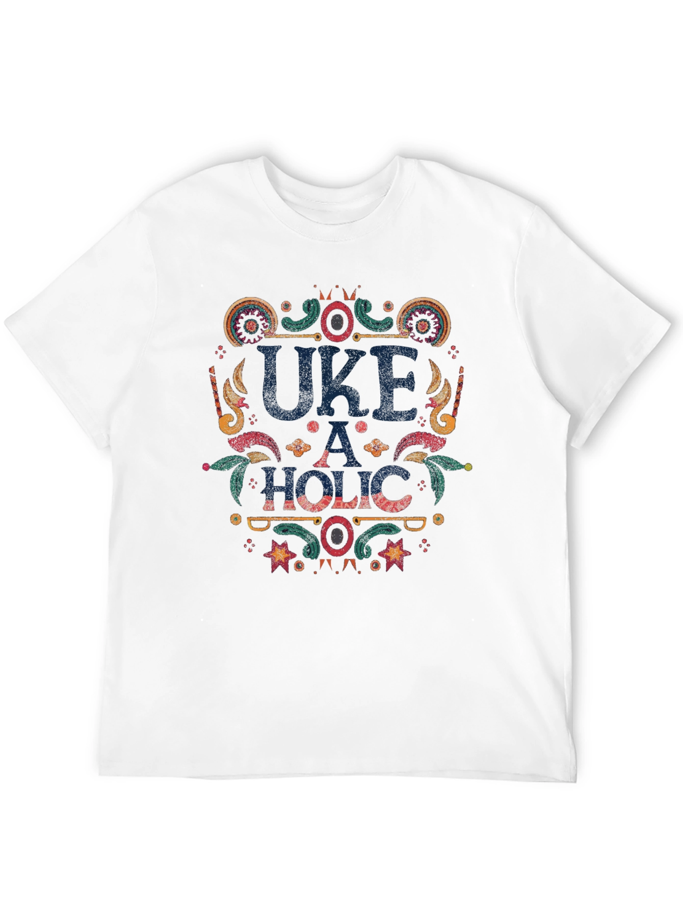 Uke-A-Holic Graphic Tee - Black