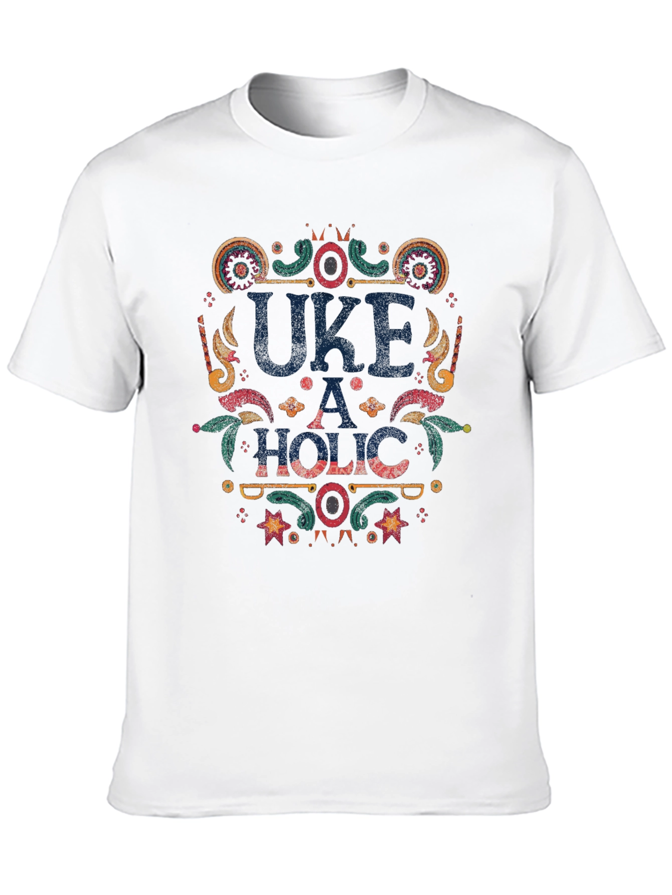 Uke-A-Holic Graphic Tee - Black