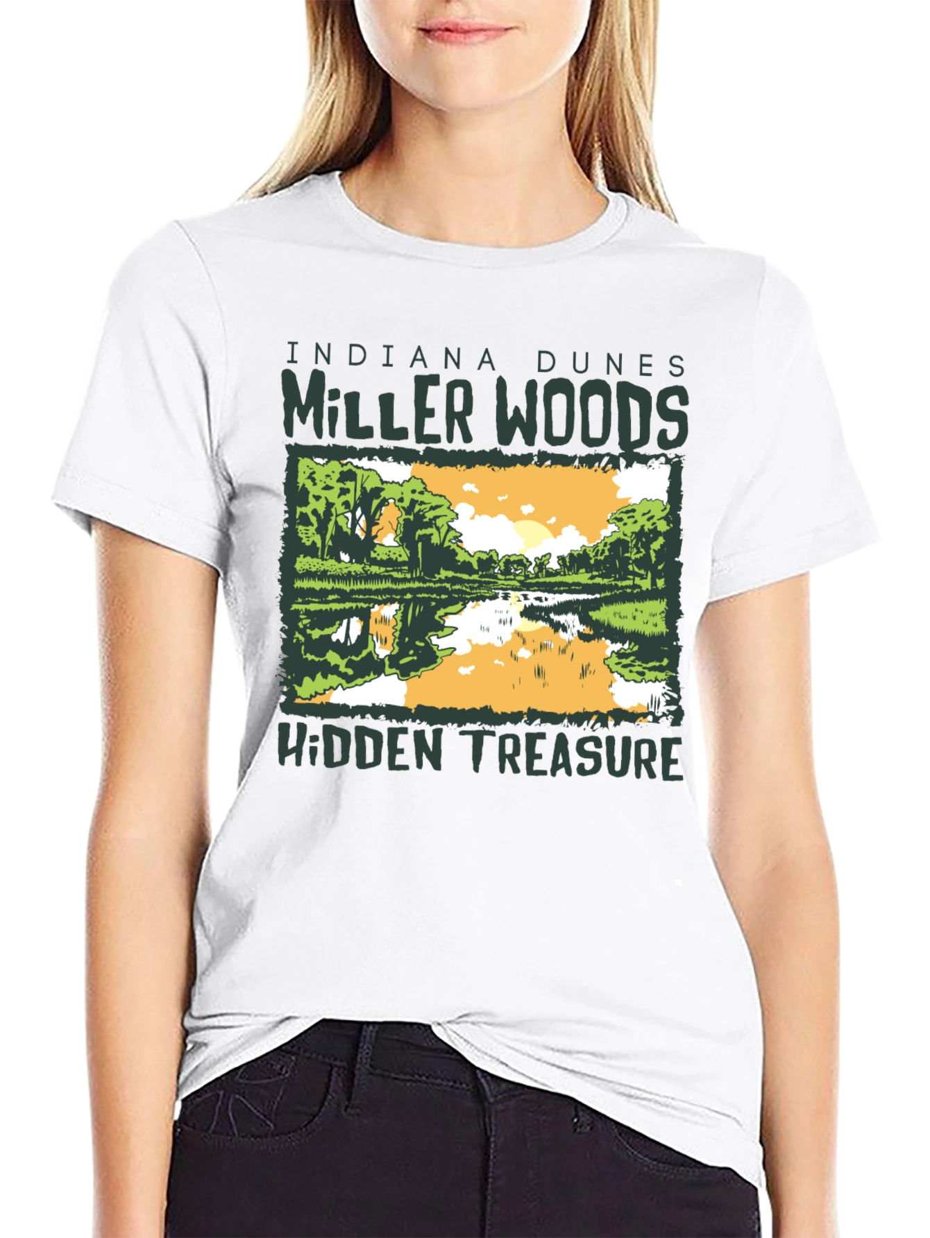 Indiana Dunes Miller Woods Hidden Treasure Graphic Tee