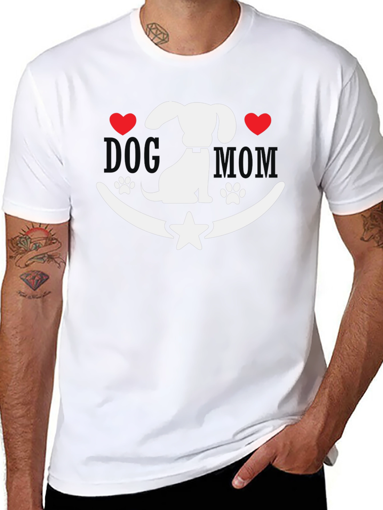 Dog Mom T-Shirt: Cute Puppy Lover Tee