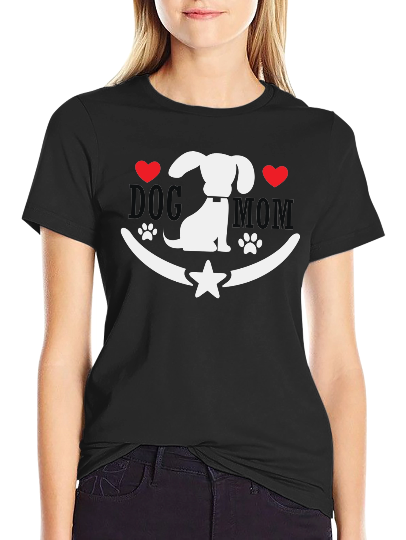 Dog Mom T-Shirt: Cute Puppy Lover Tee