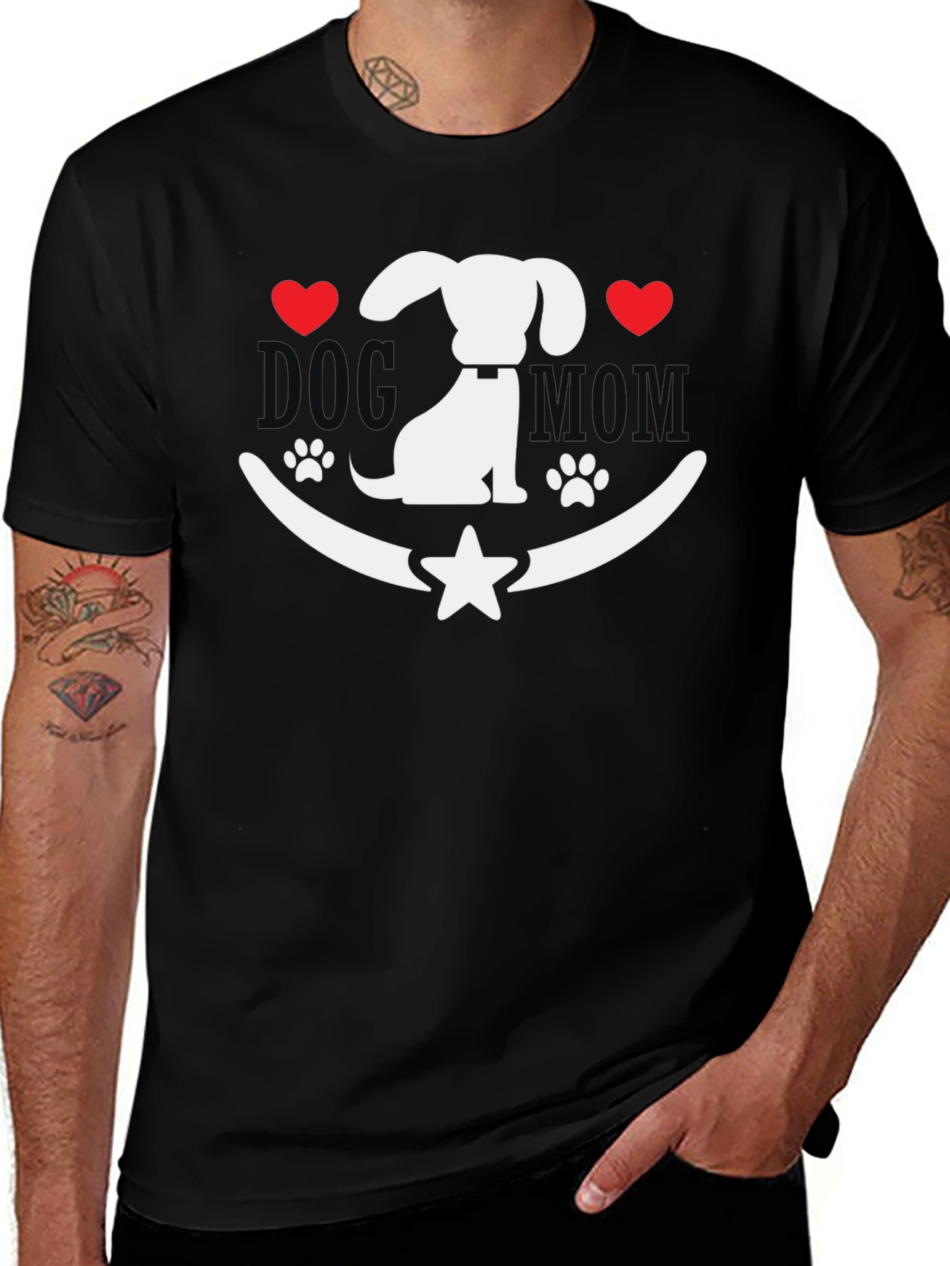 Dog Mom T-Shirt: Cute Puppy Lover Tee