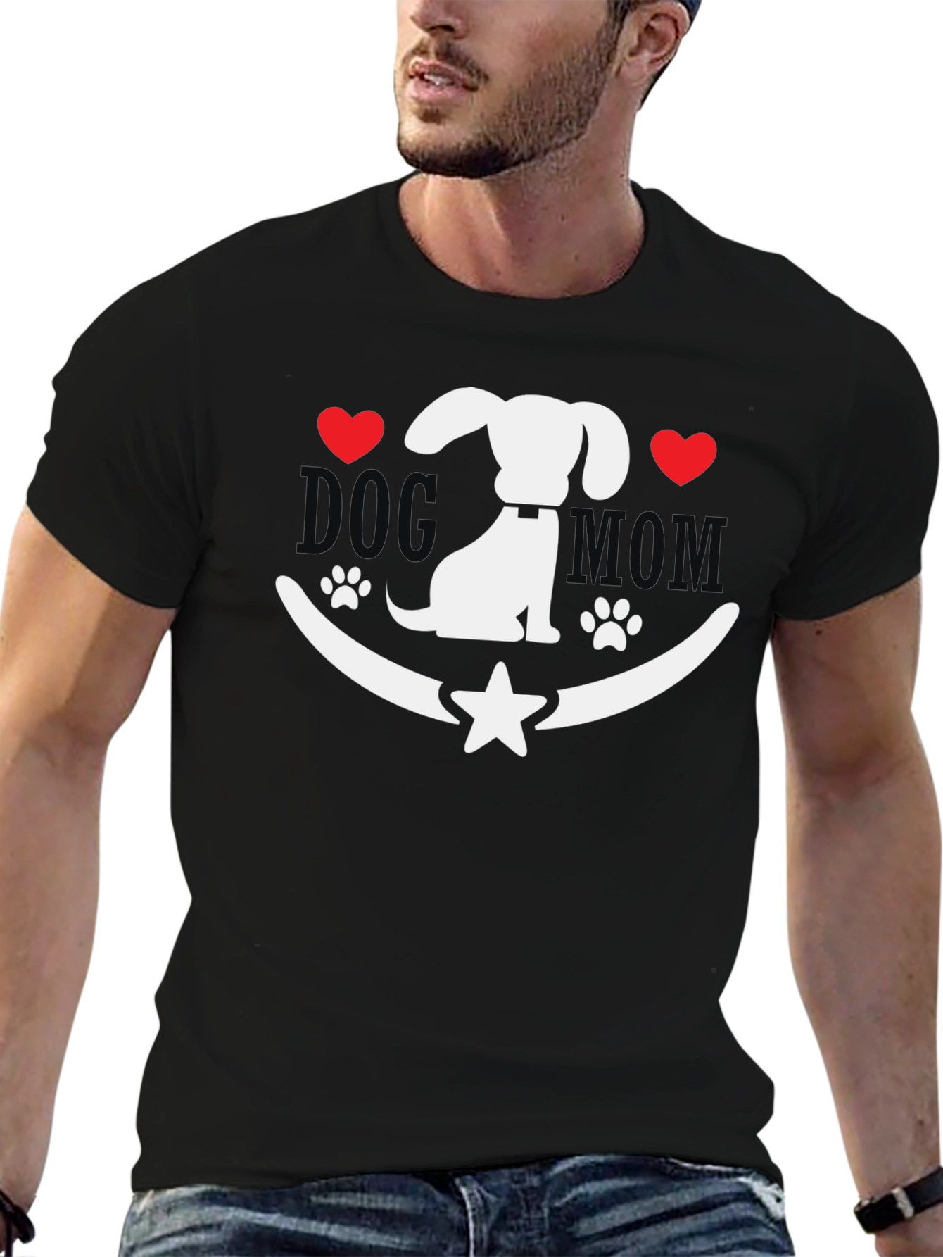 Dog Mom T-Shirt: Cute Puppy Lover Tee
