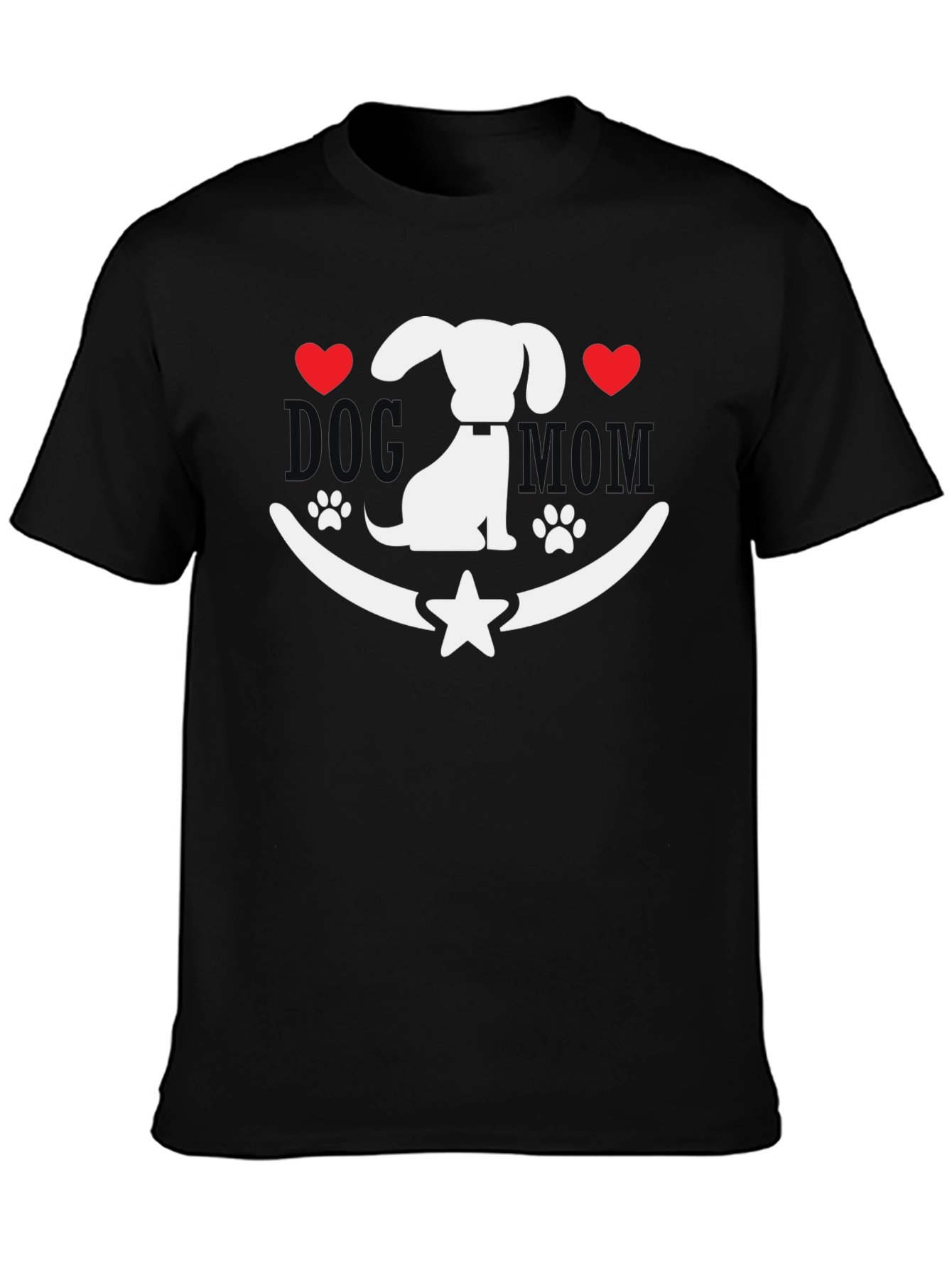 Dog Mom T-Shirt: Cute Puppy Lover Tee