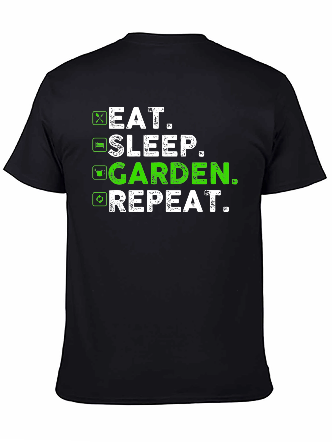 Eat Sleep Garden Repeat T-Shirt - Gardener Gift