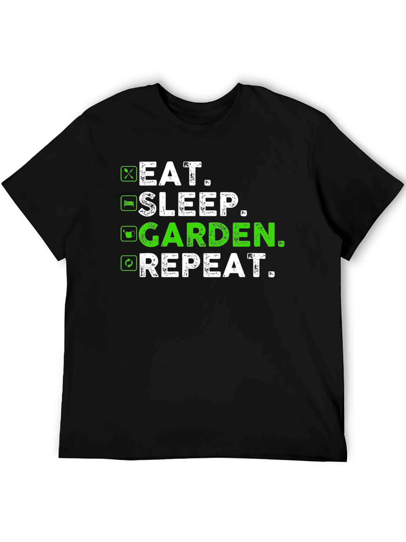 Eat Sleep Garden Repeat T-Shirt - Gardener Gift