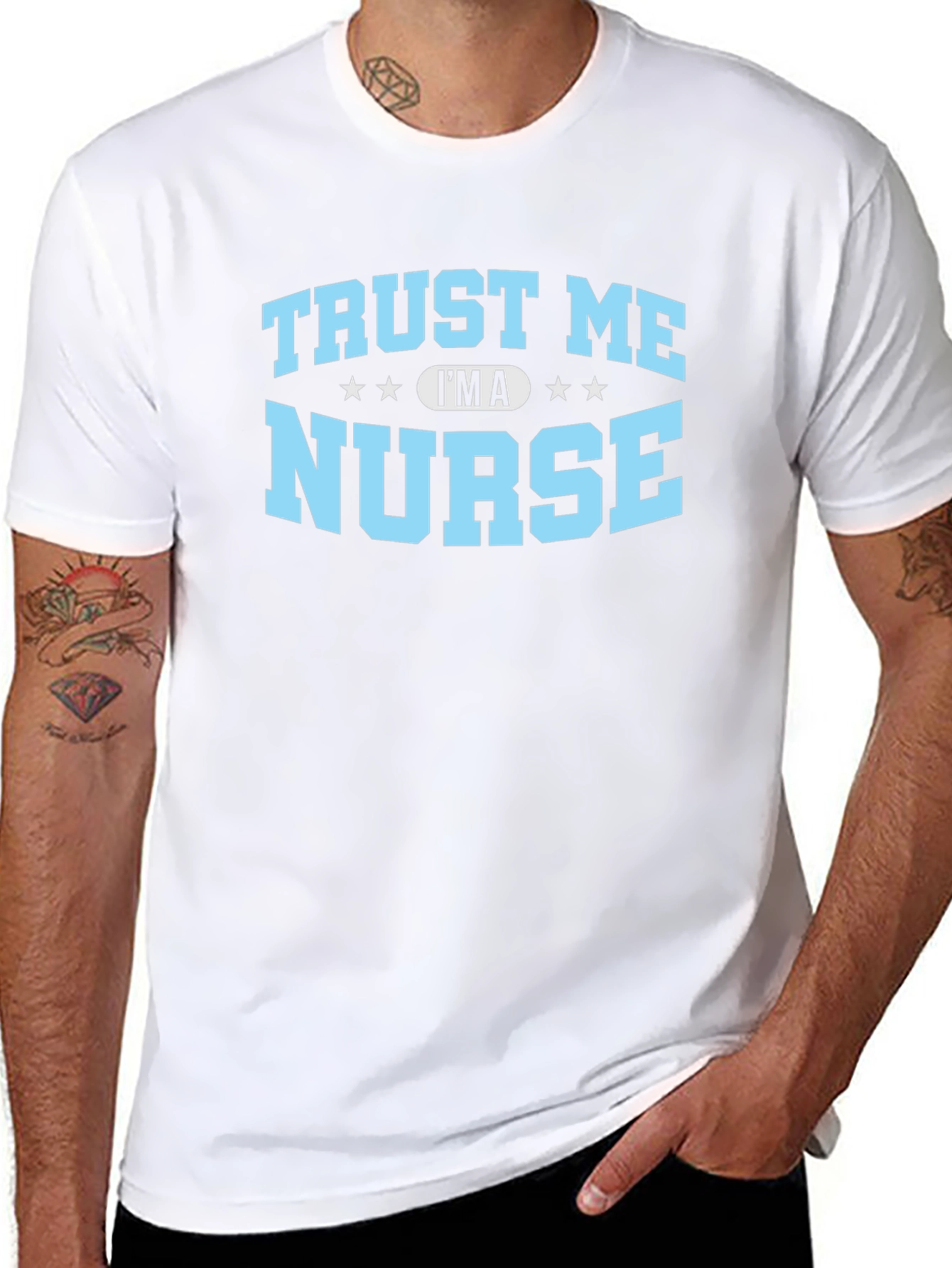 Trust Me Im A Nurse T-Shirt - Black