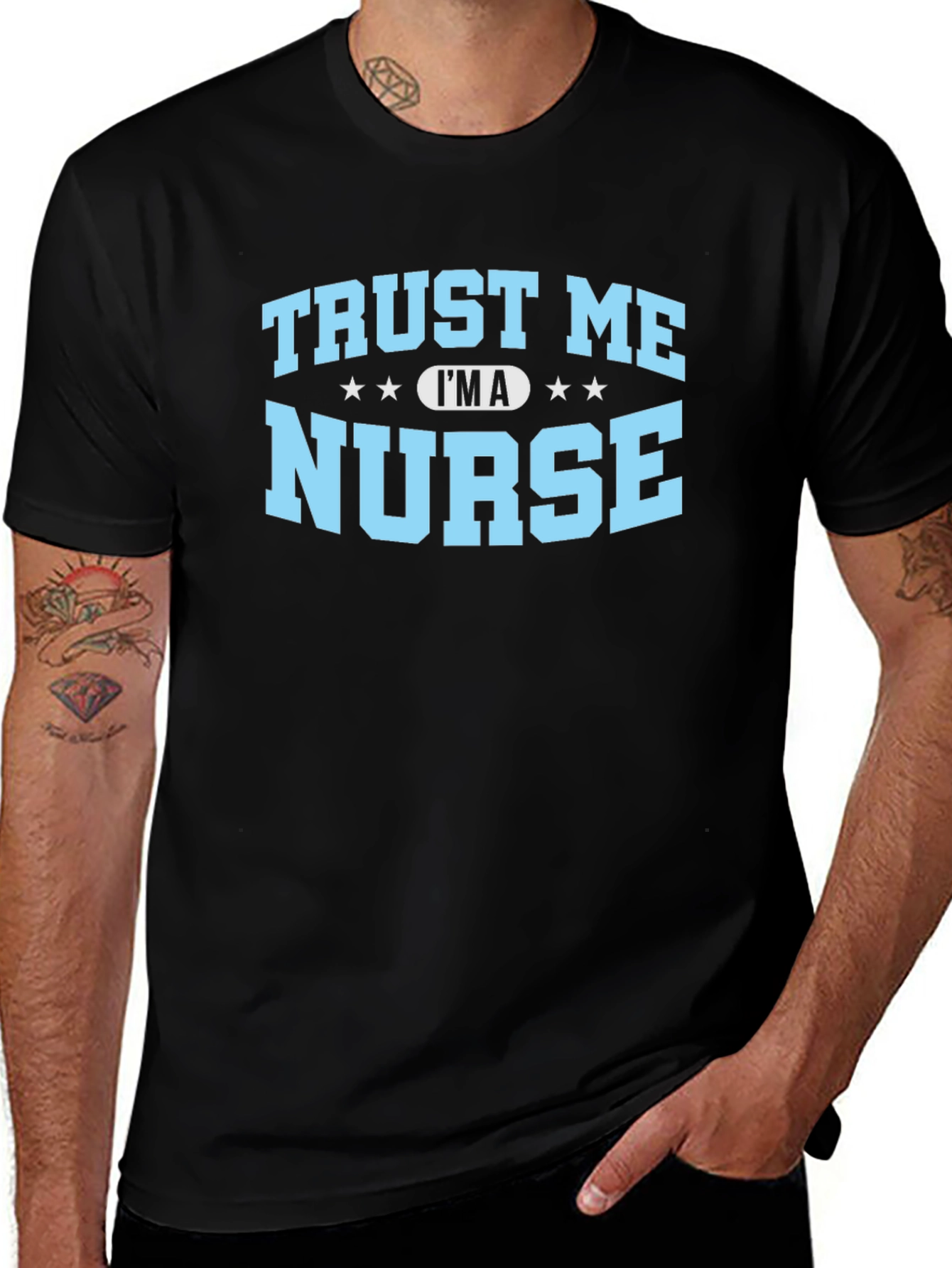 Trust Me Im A Nurse T-Shirt - Black
