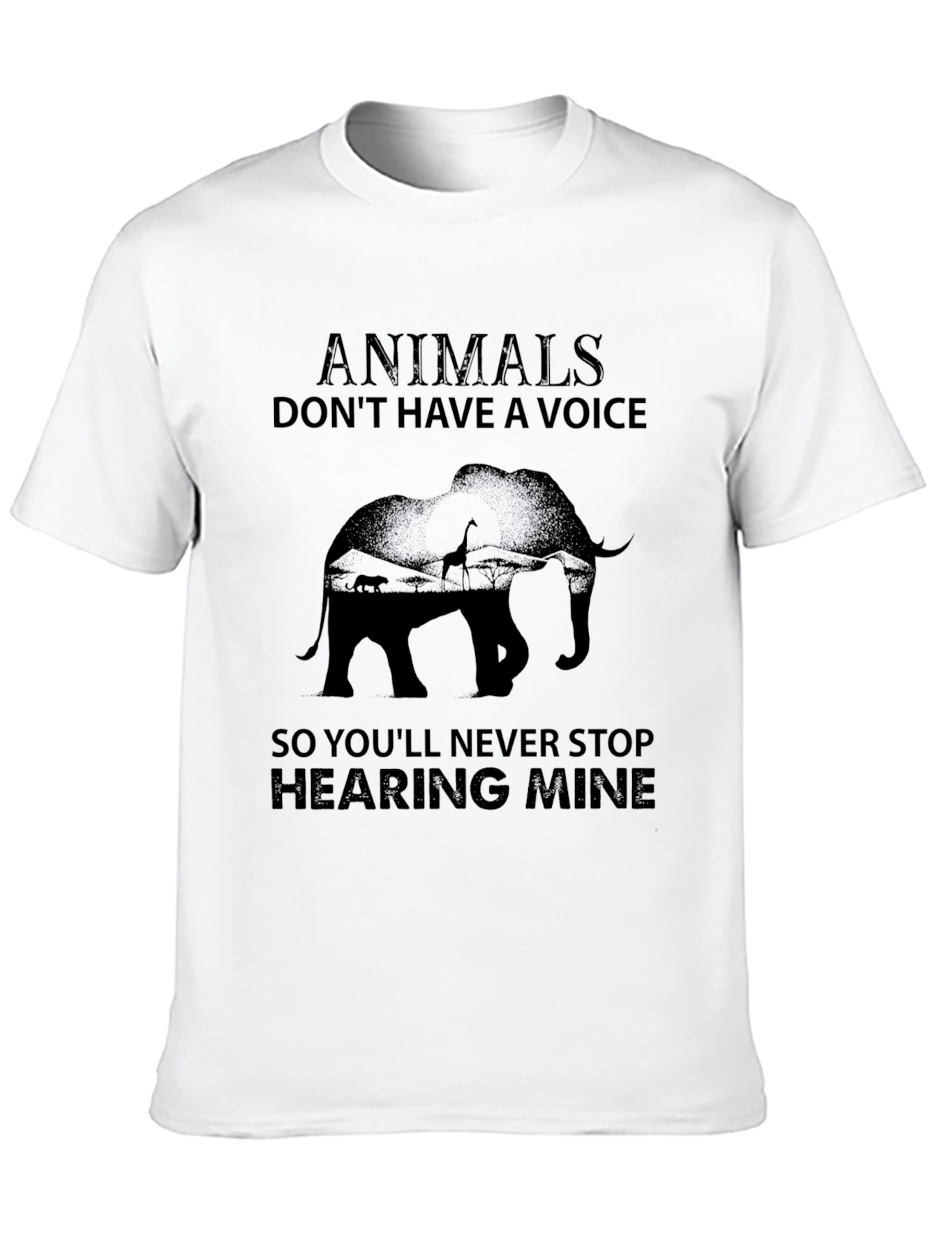 Animals Dont Have a Voice T-Shirt