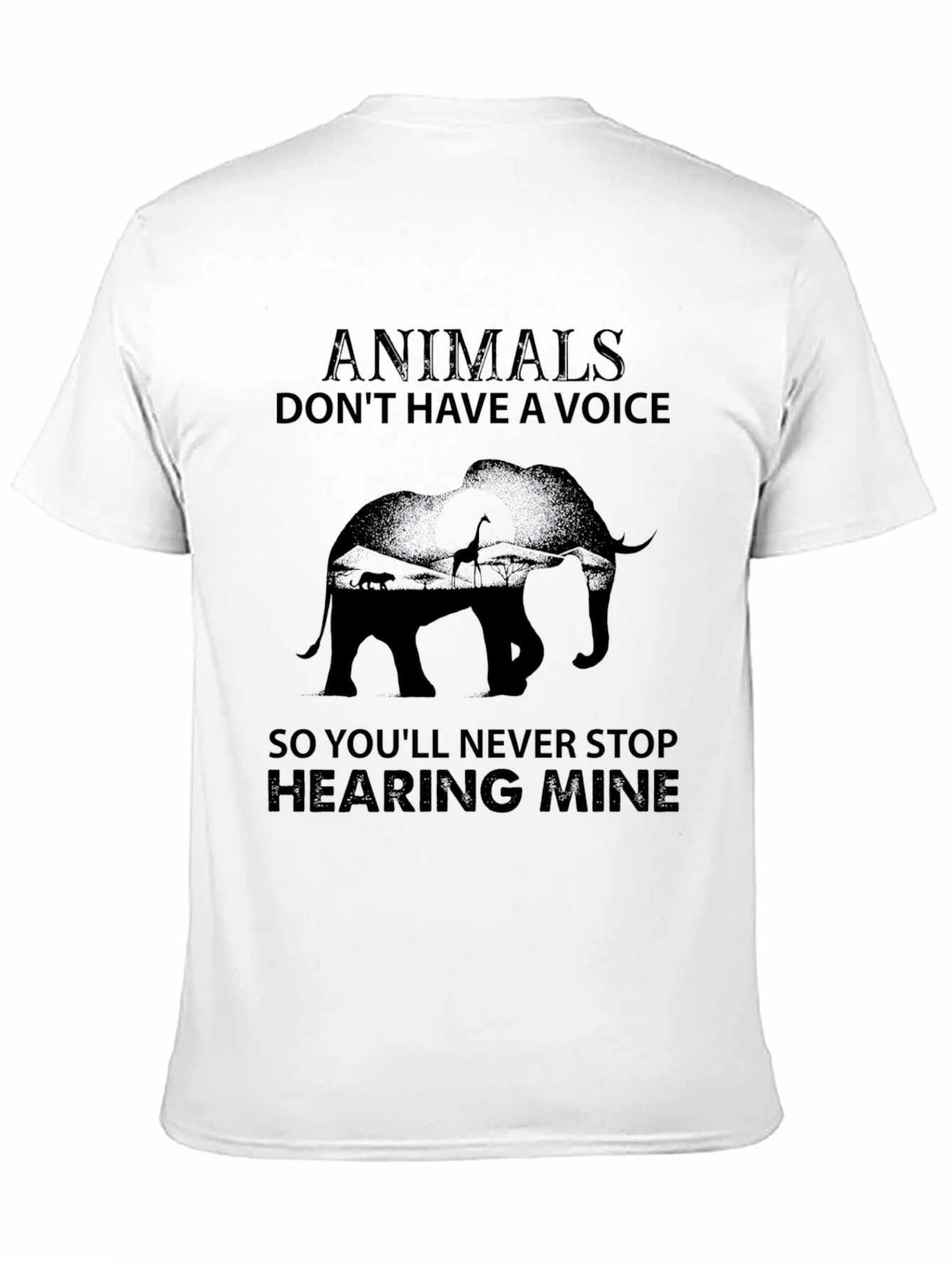 Animals Dont Have a Voice T-Shirt