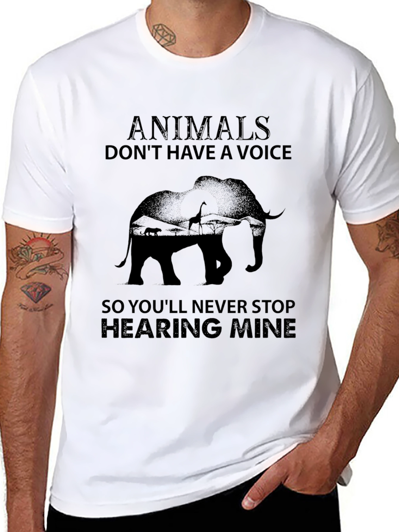 Animals Dont Have a Voice T-Shirt