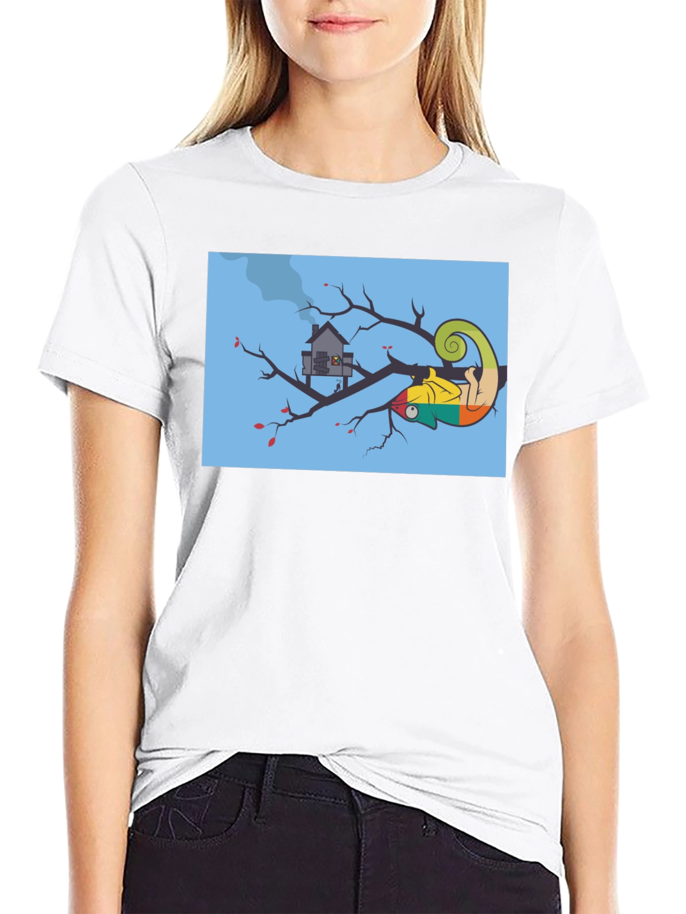 Chameleon Tree House T-Shirt