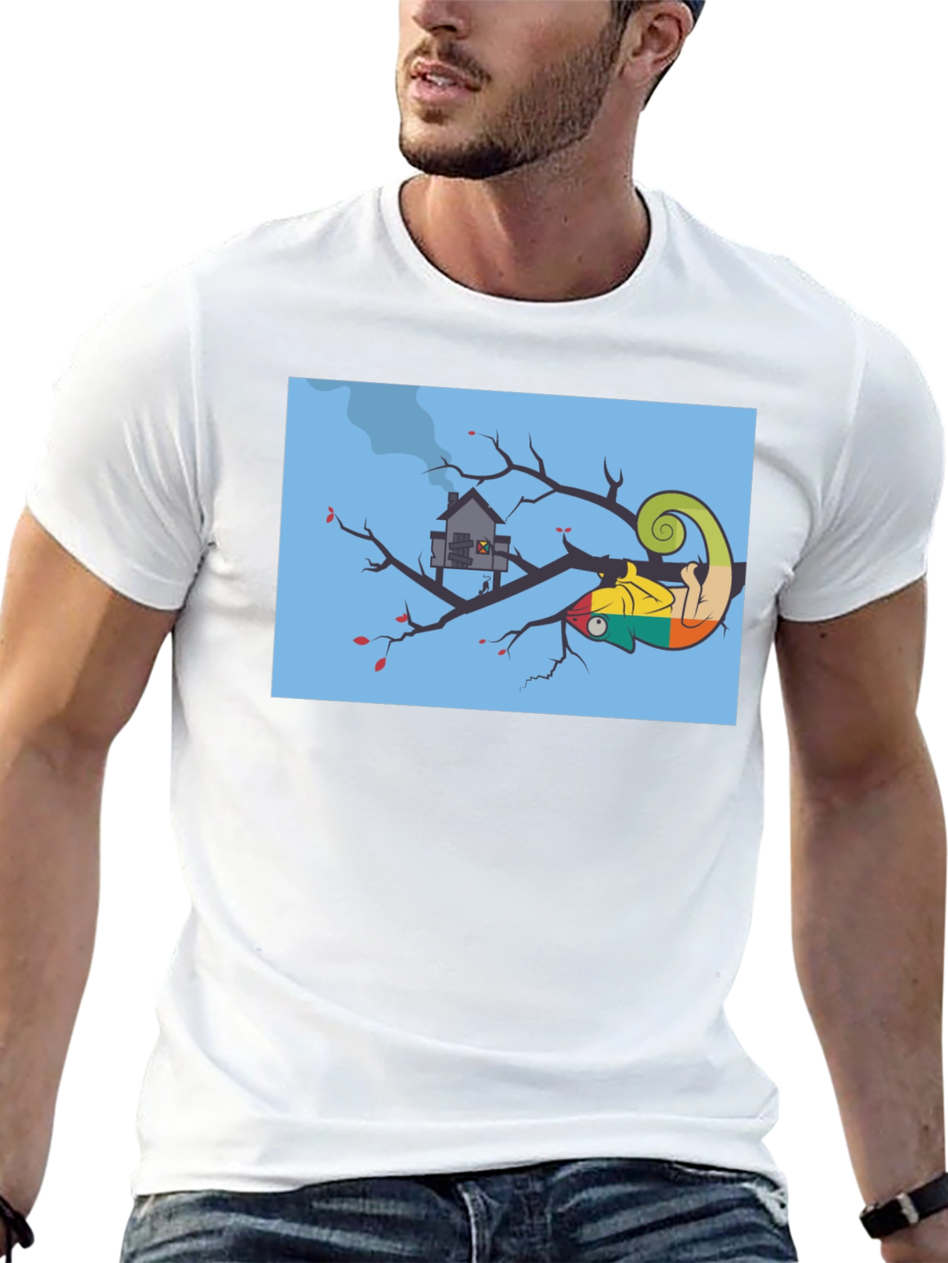 Chameleon Tree House T-Shirt