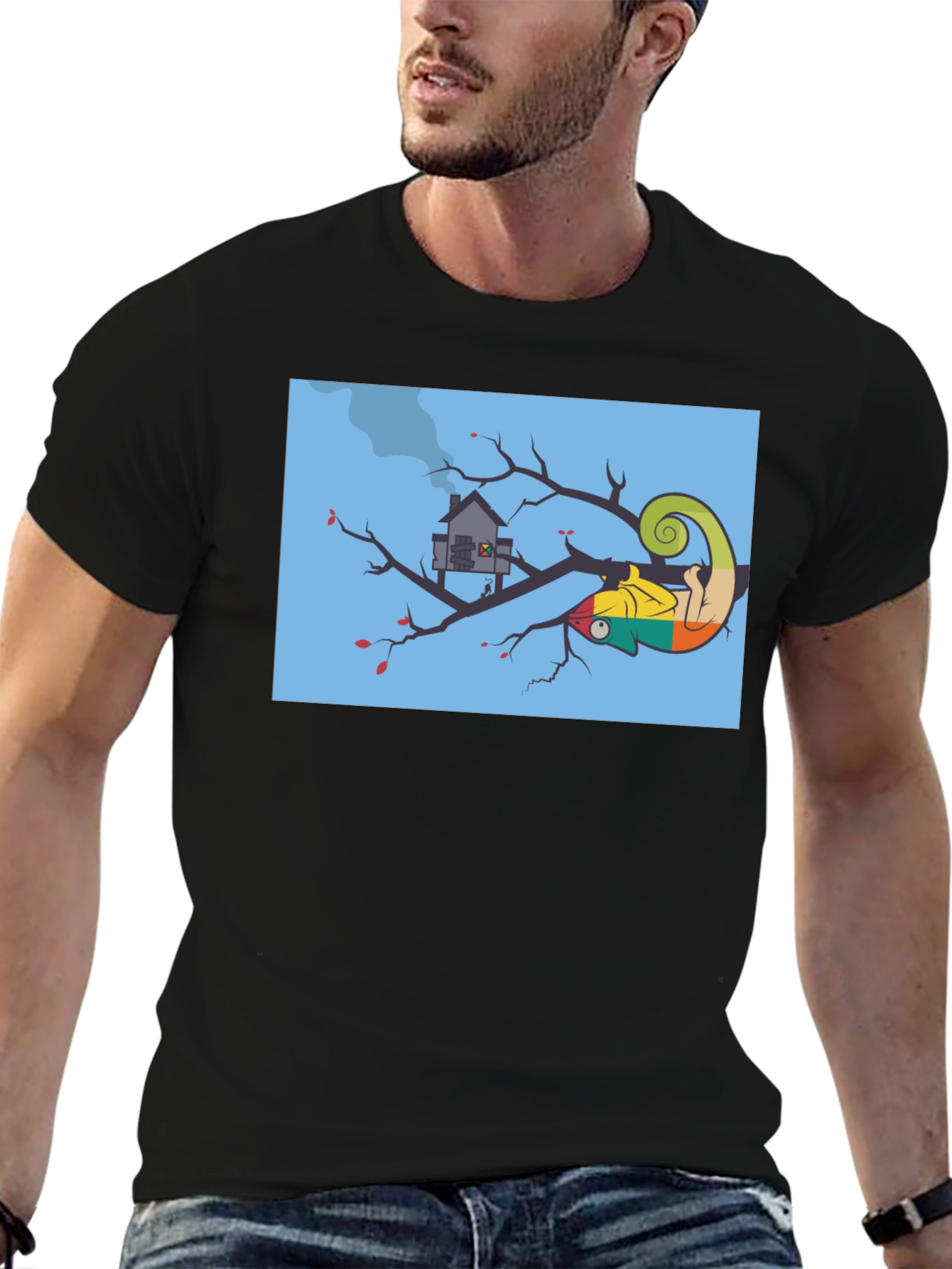 Chameleon Tree House T-Shirt