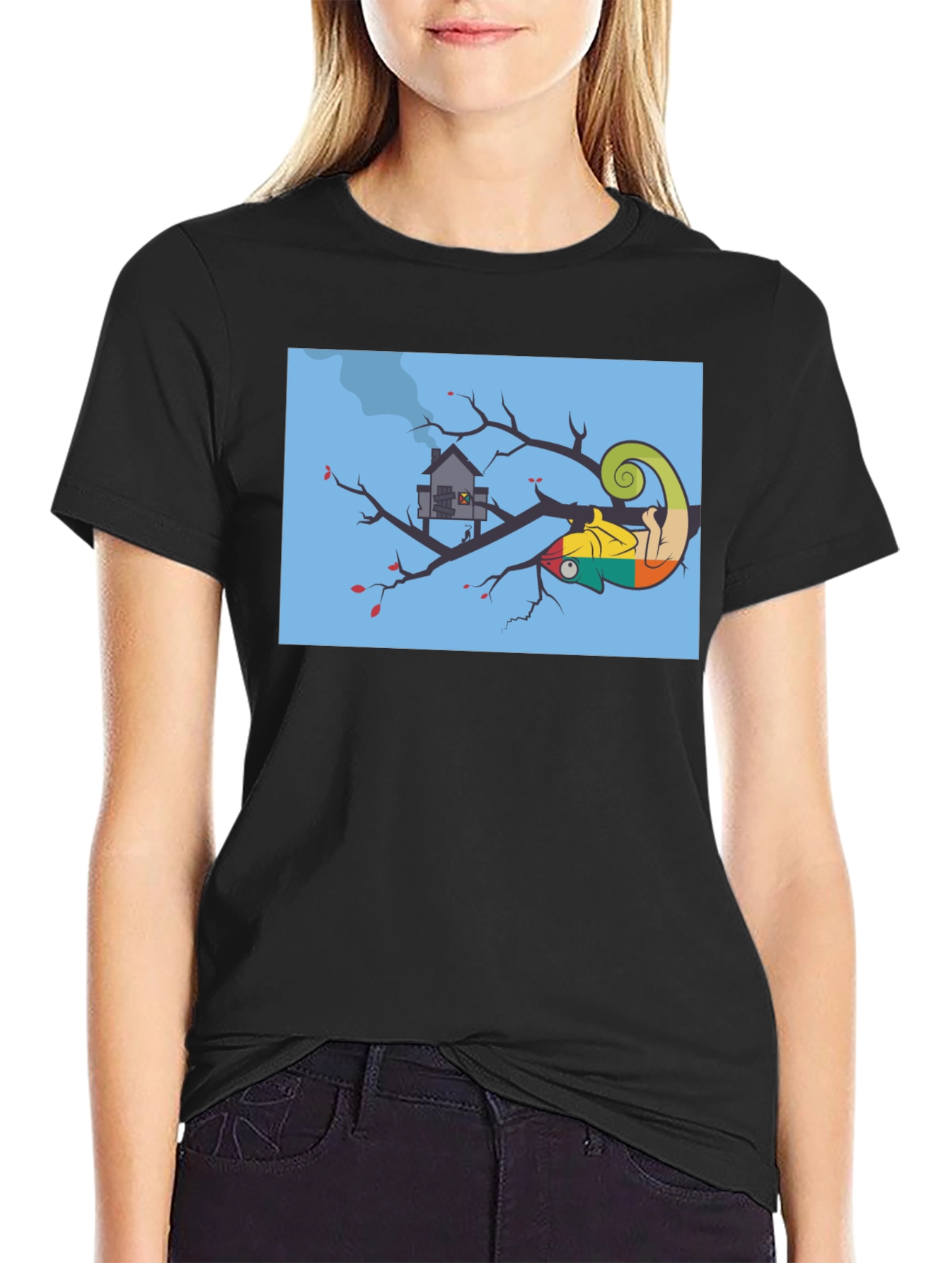 Chameleon Tree House T-Shirt