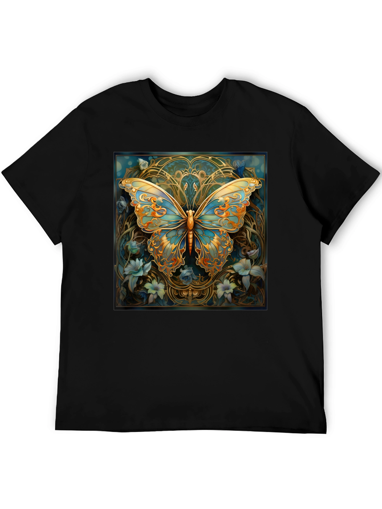 Butterfly Graphic T-Shirt - Stylish Mens Tee