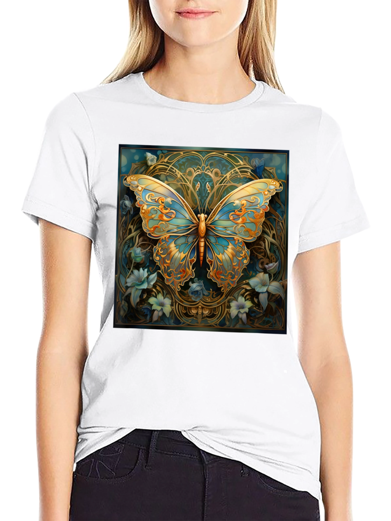 Butterfly Graphic T-Shirt - Stylish Mens Tee