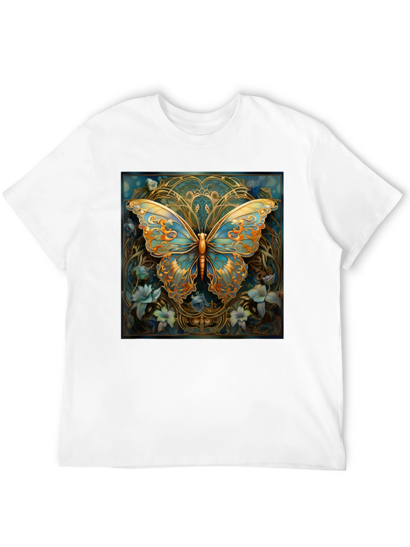 Butterfly Graphic T-Shirt - Stylish Mens Tee