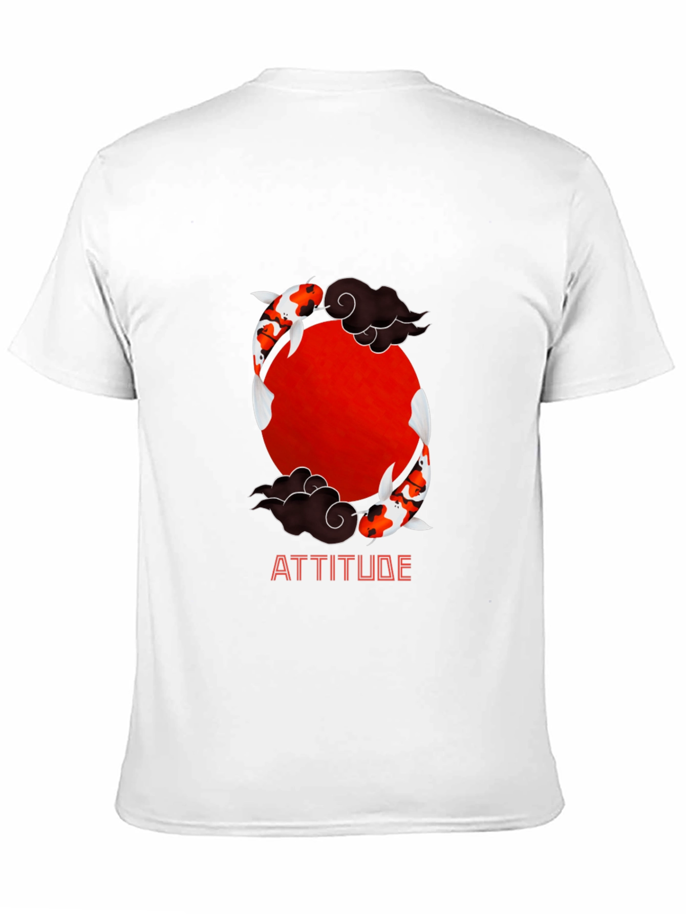 Koi Fish Attitude Graphic T-Shirt