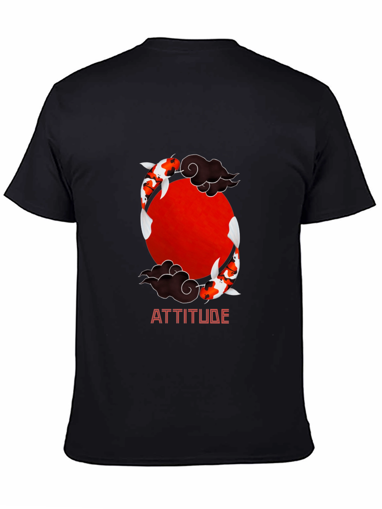 Koi Fish Attitude Graphic T-Shirt