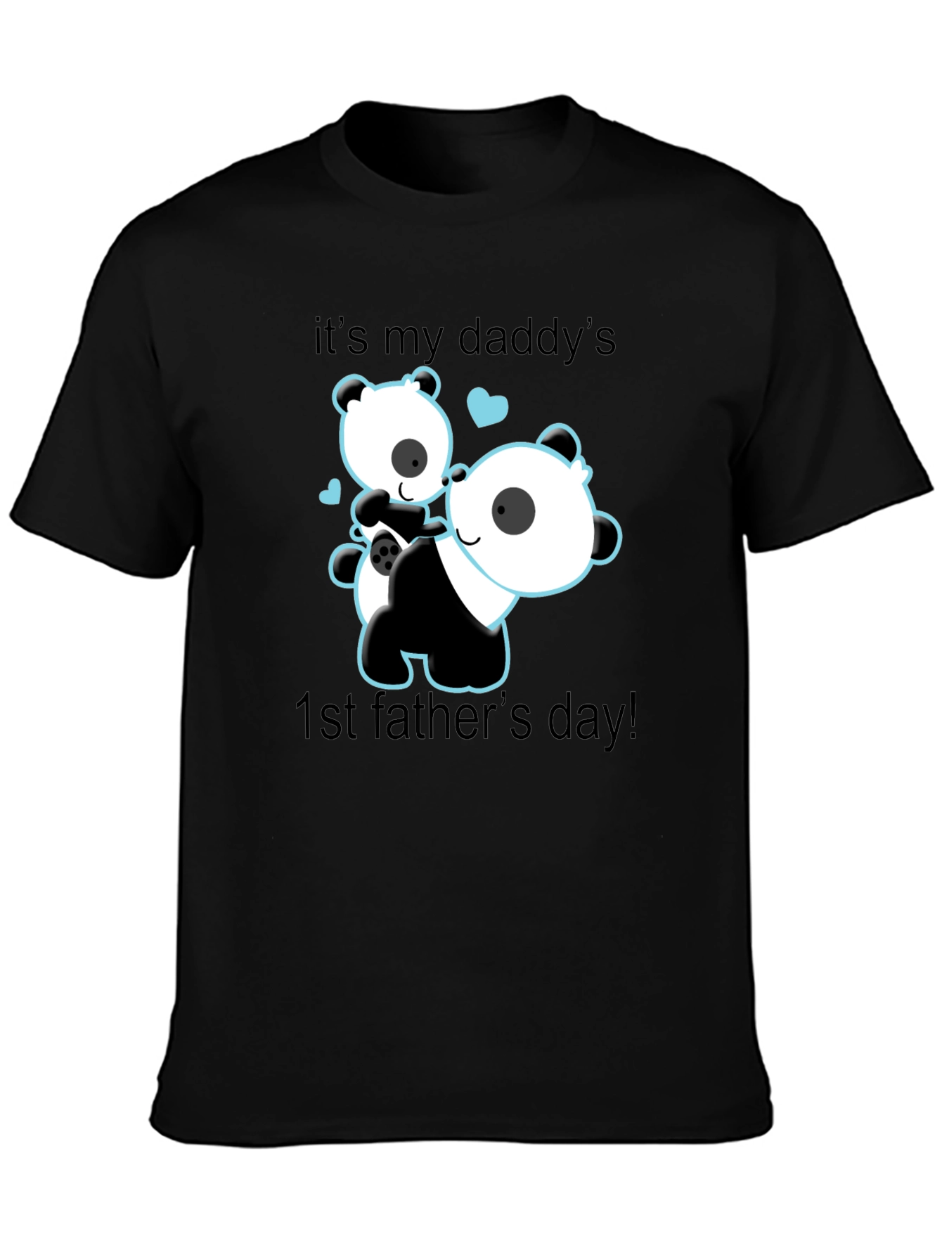 Daddys 1st Fathers Day Panda Bear T-Shirt