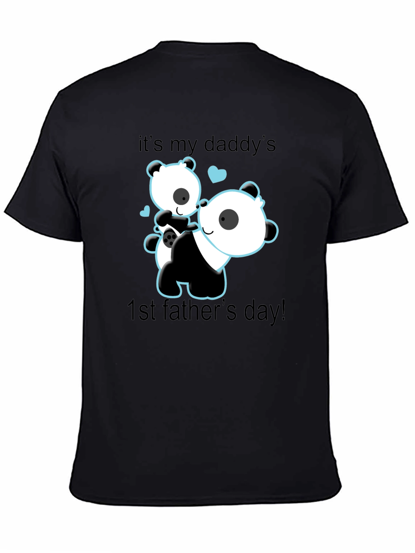 Daddys 1st Fathers Day Panda Bear T-Shirt