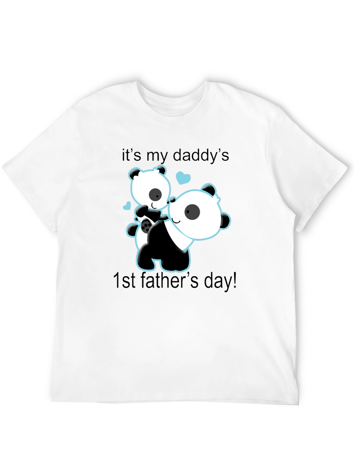 Daddys 1st Fathers Day Panda Bear T-Shirt