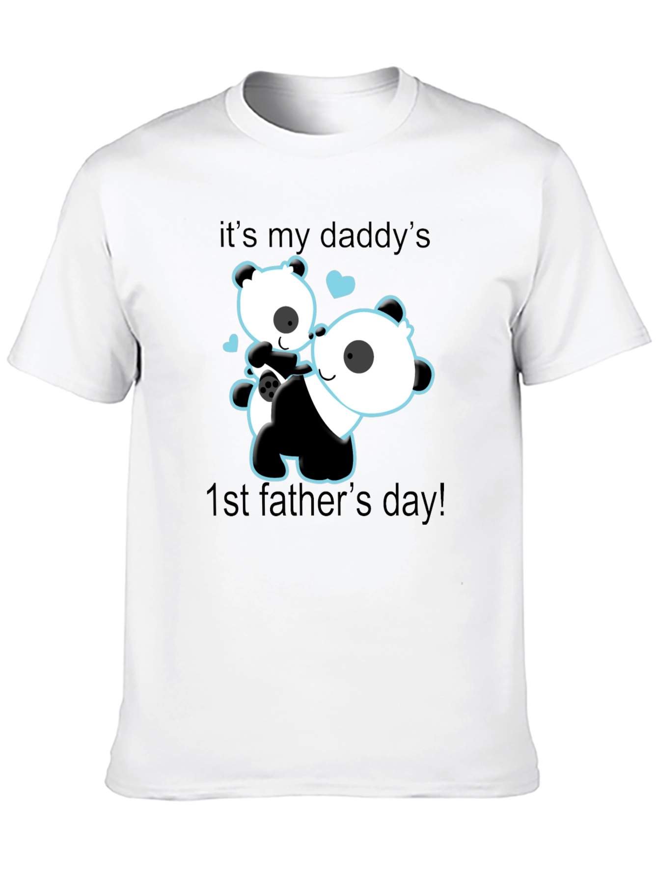 Daddys 1st Fathers Day Panda Bear T-Shirt