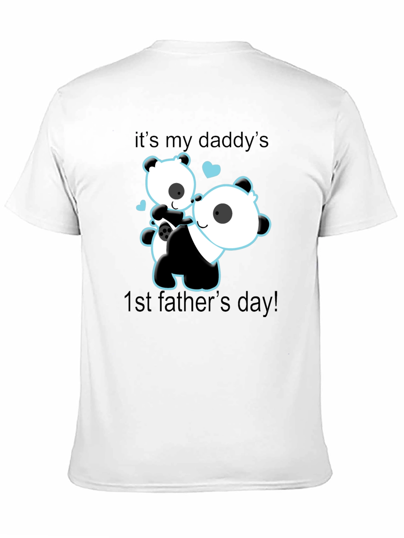 Daddys 1st Fathers Day Panda Bear T-Shirt