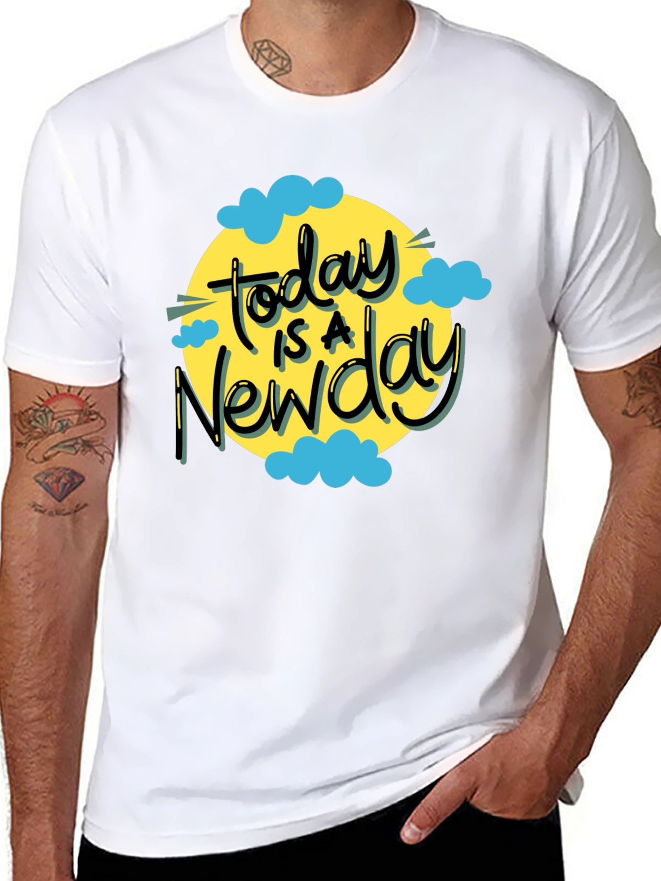 Today is a New Day T-Shirt - Black