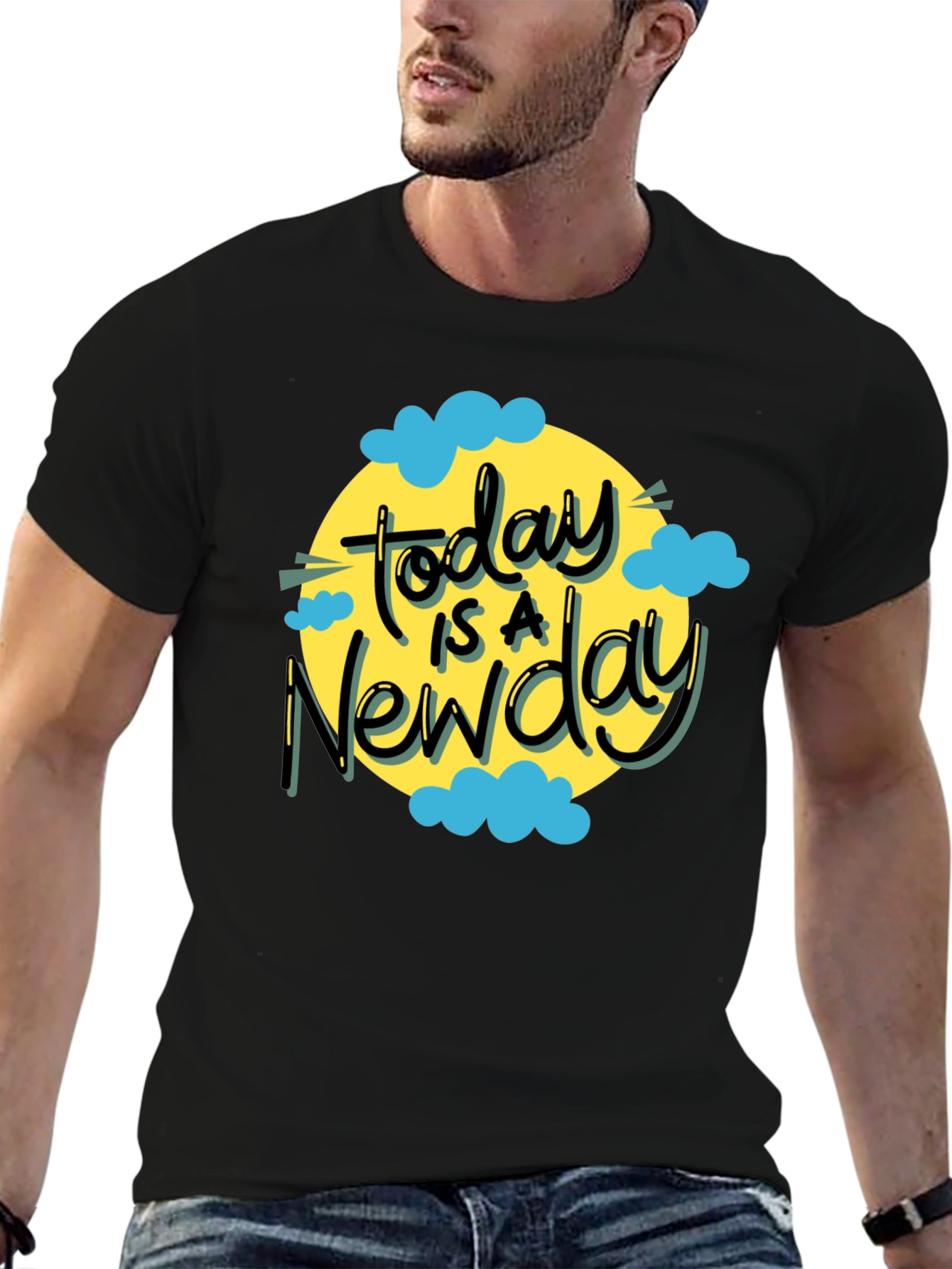 Today is a New Day T-Shirt - Black