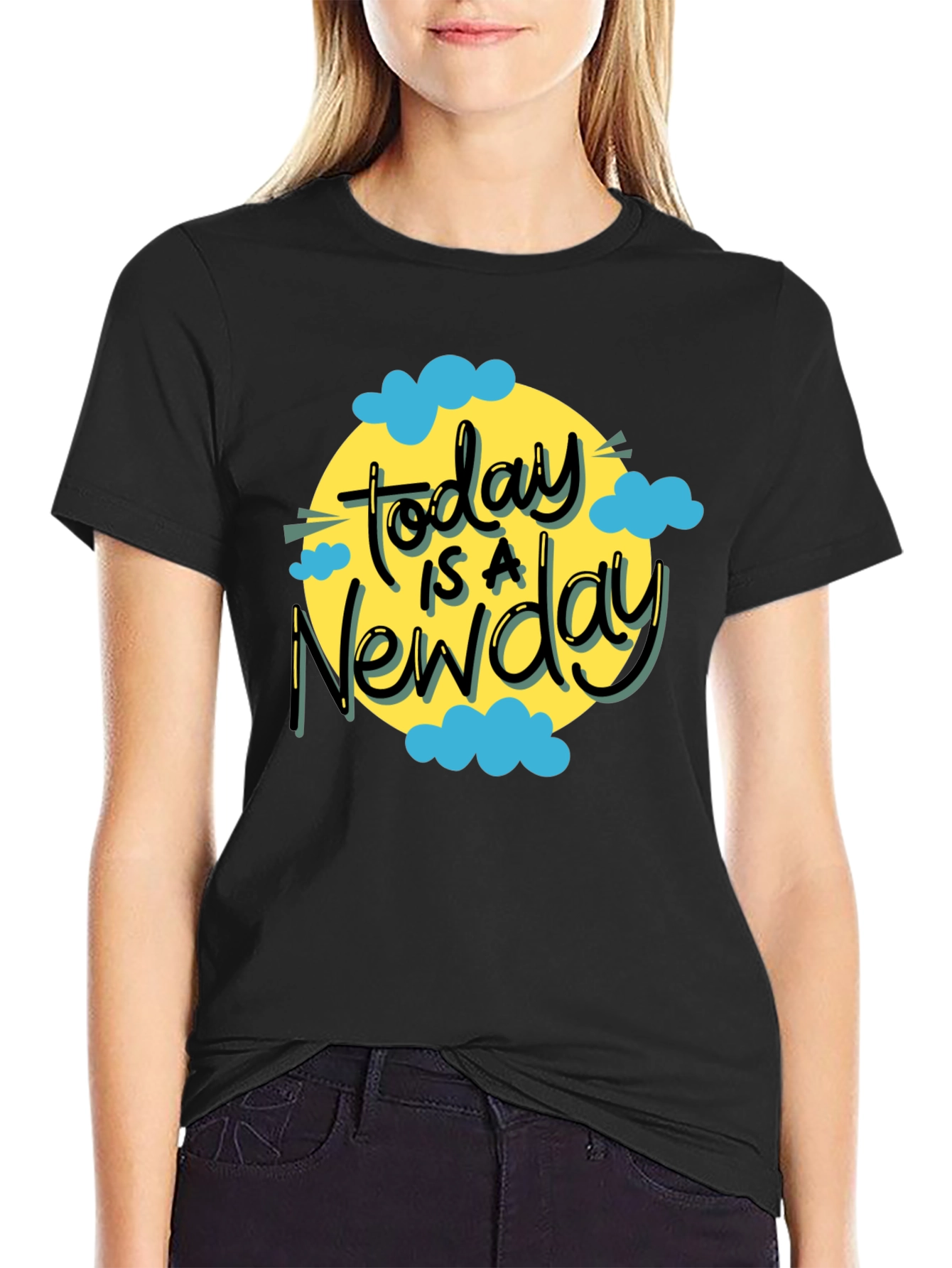 Today is a New Day T-Shirt - Black